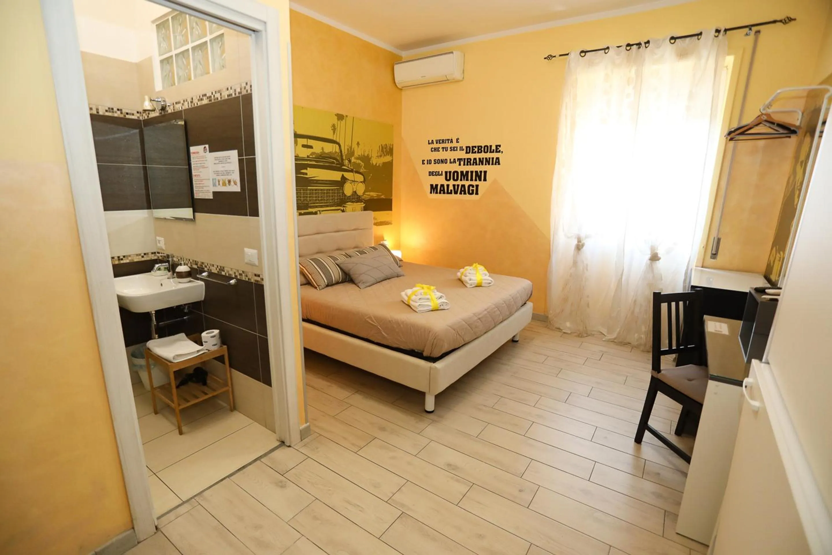 Bed in Movie Home Guesthouse