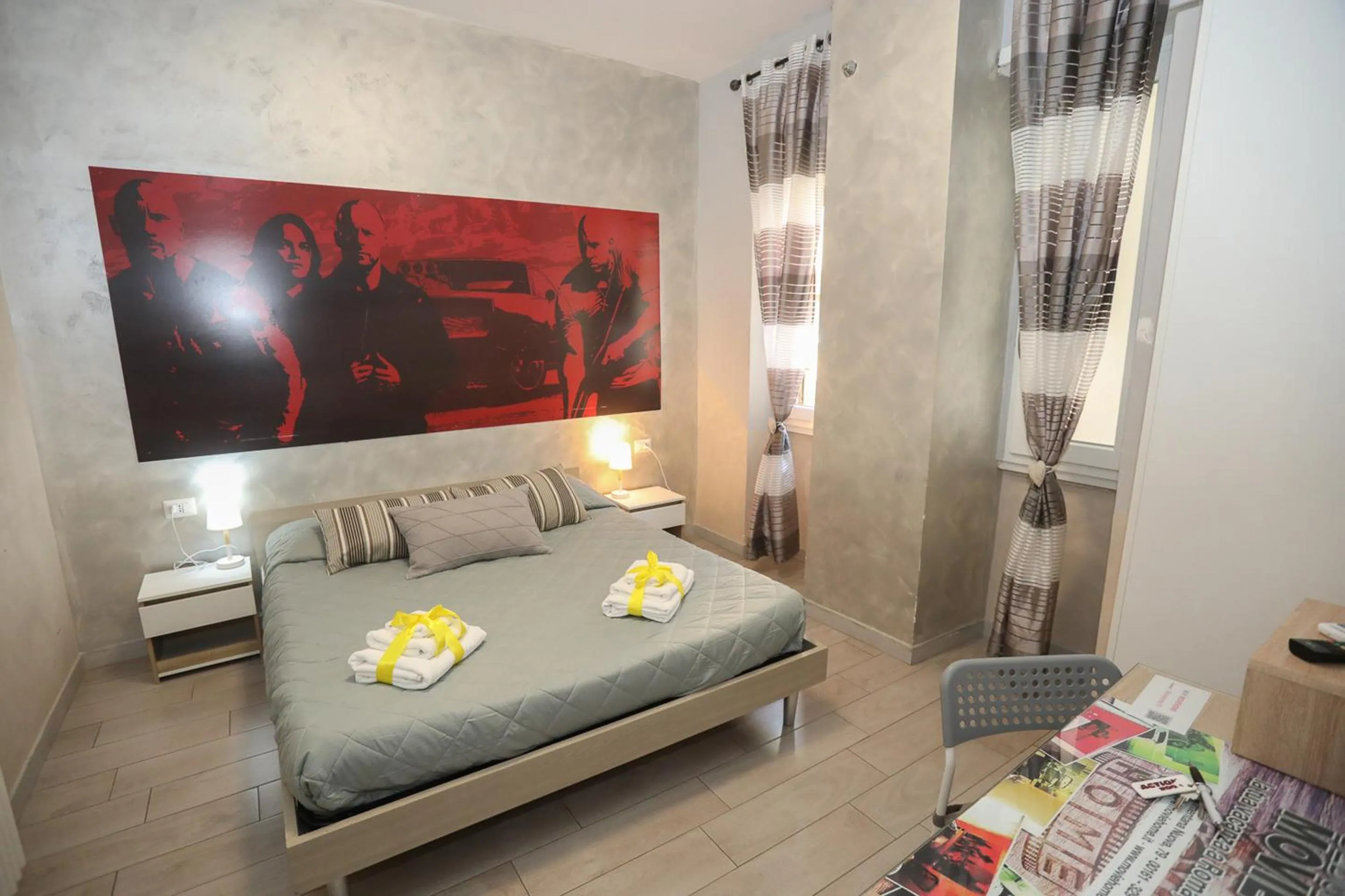 Bed in Movie Home Guesthouse