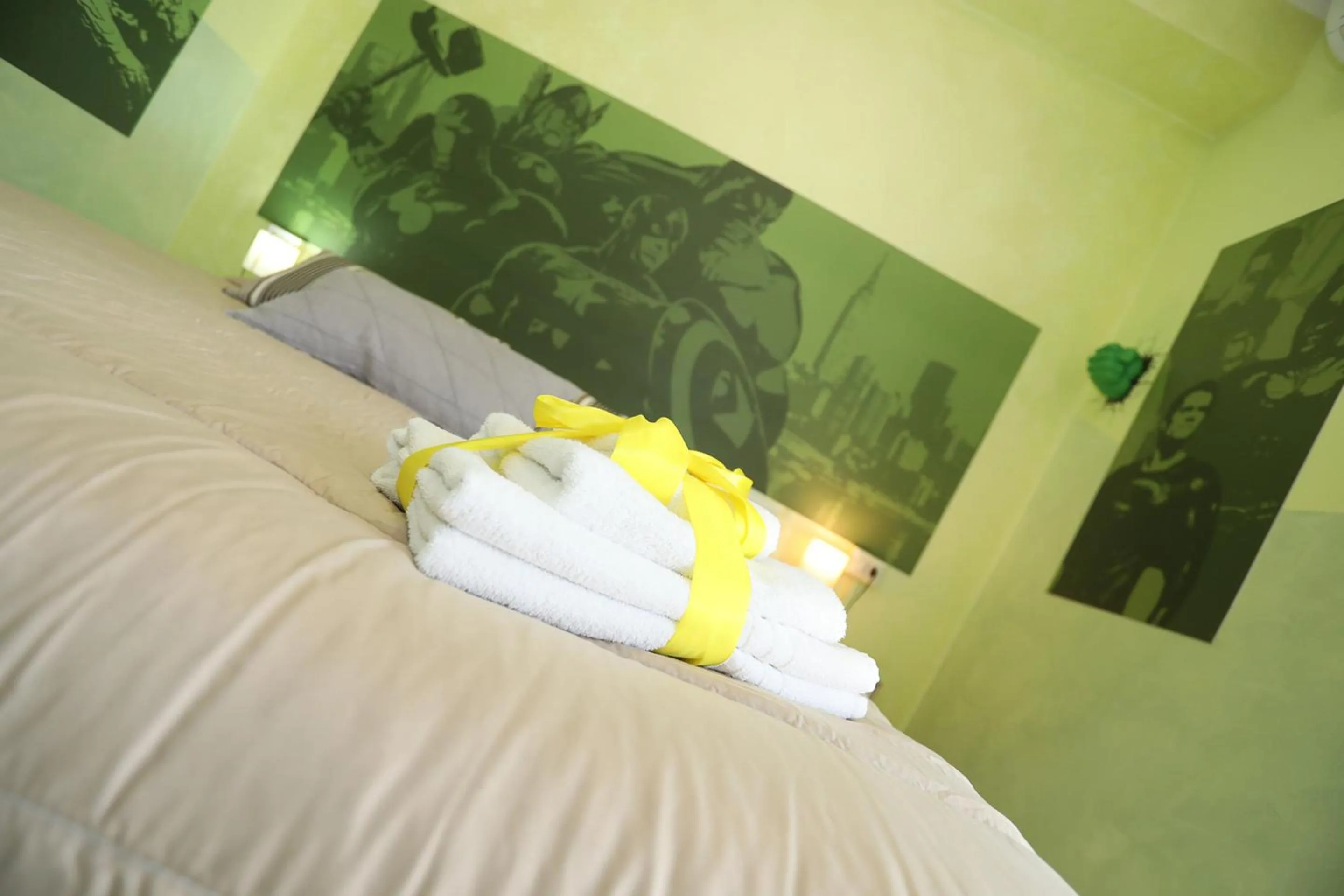 Bed in Movie Home Guesthouse