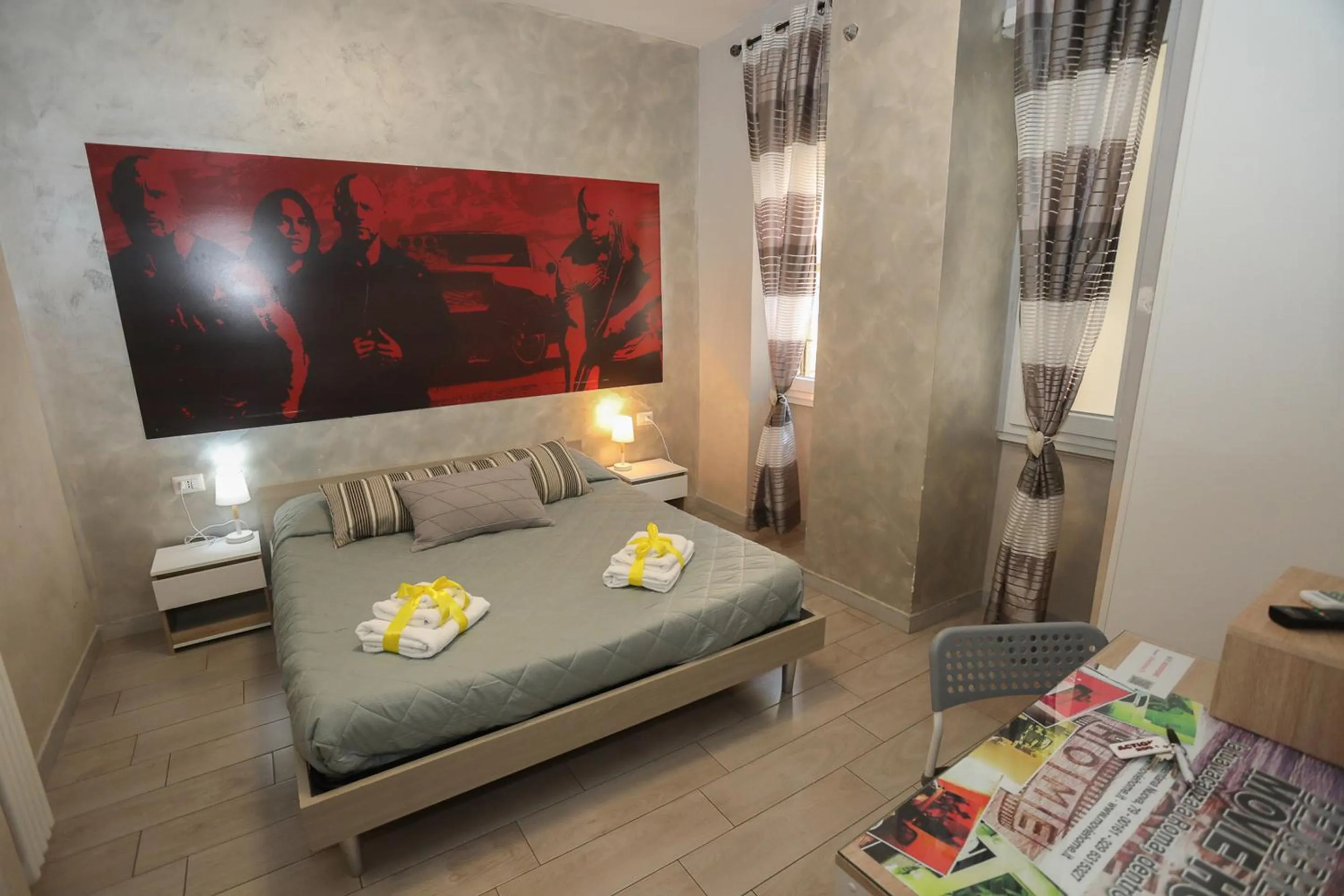 Bed in Movie Home Guesthouse