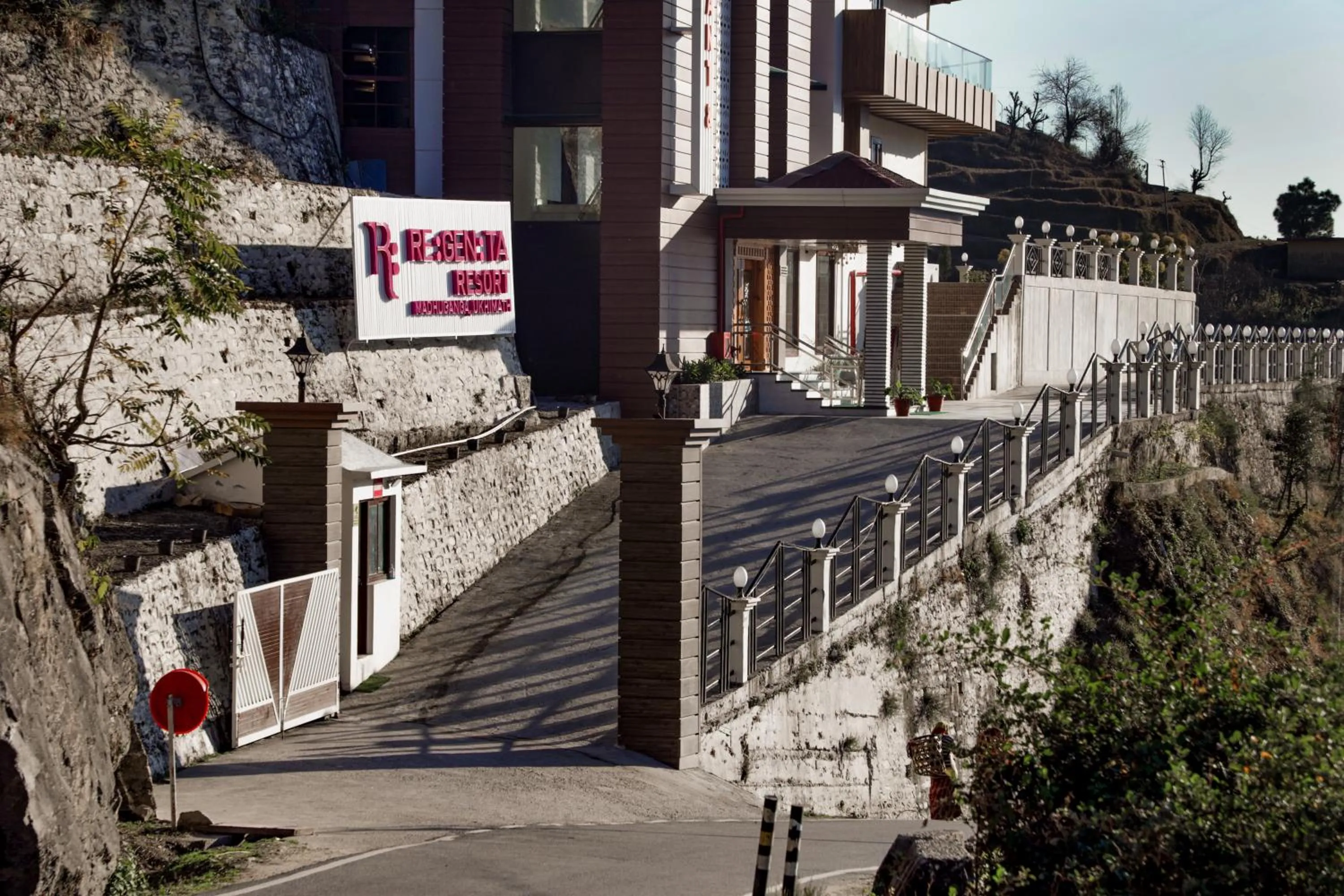 Facade/entrance in Regenta Resort Madhuganga Ukhimath