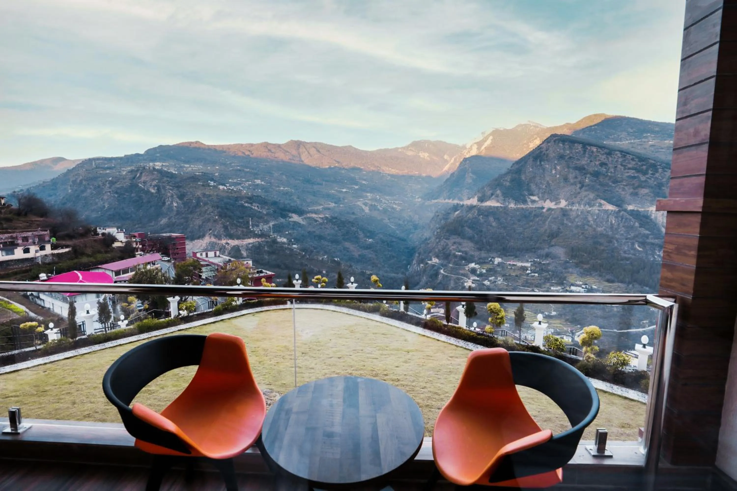 Balcony/Terrace in Regenta Resort Madhuganga Ukhimath