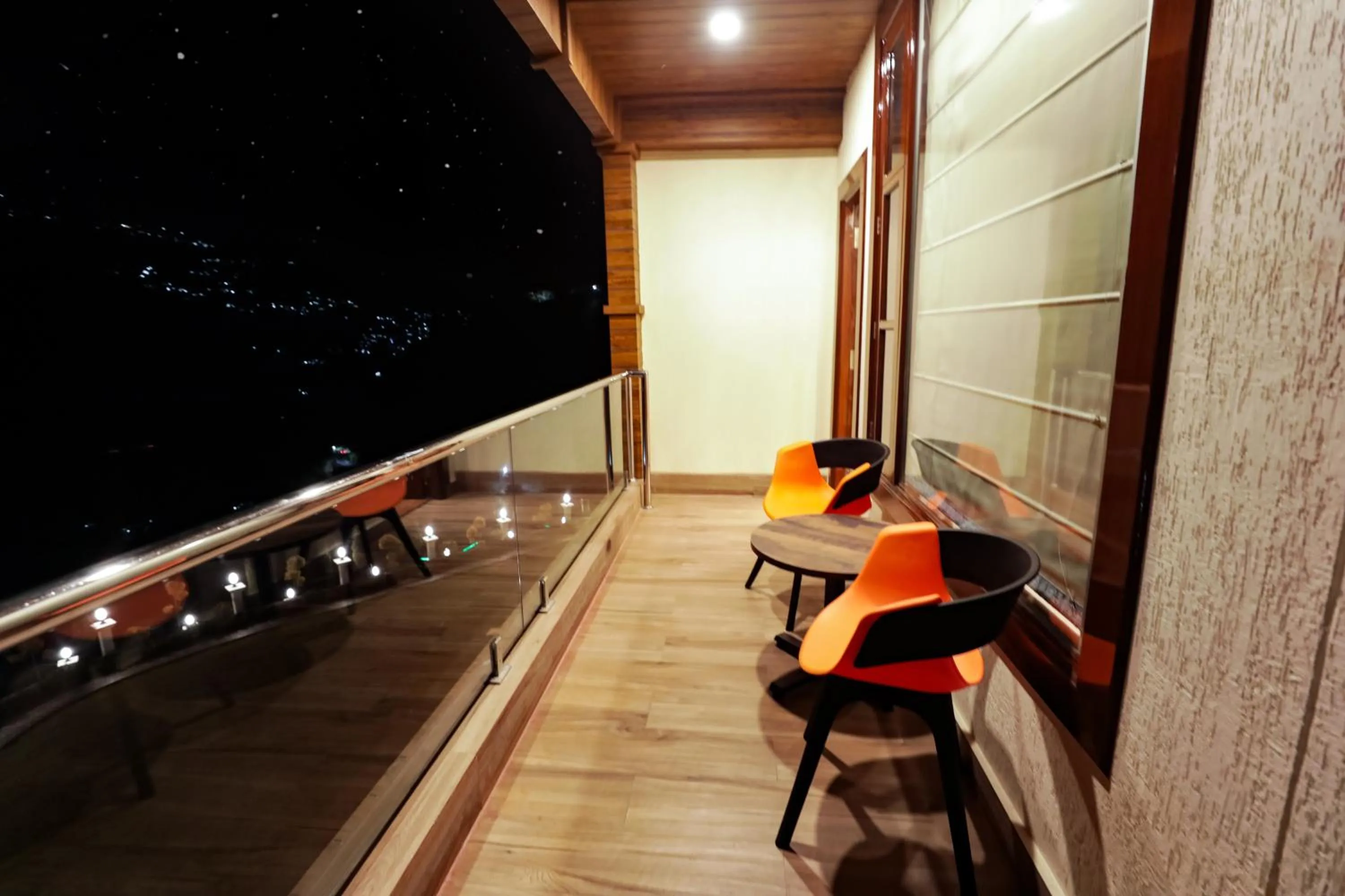Balcony/Terrace in Regenta Resort Madhuganga Ukhimath