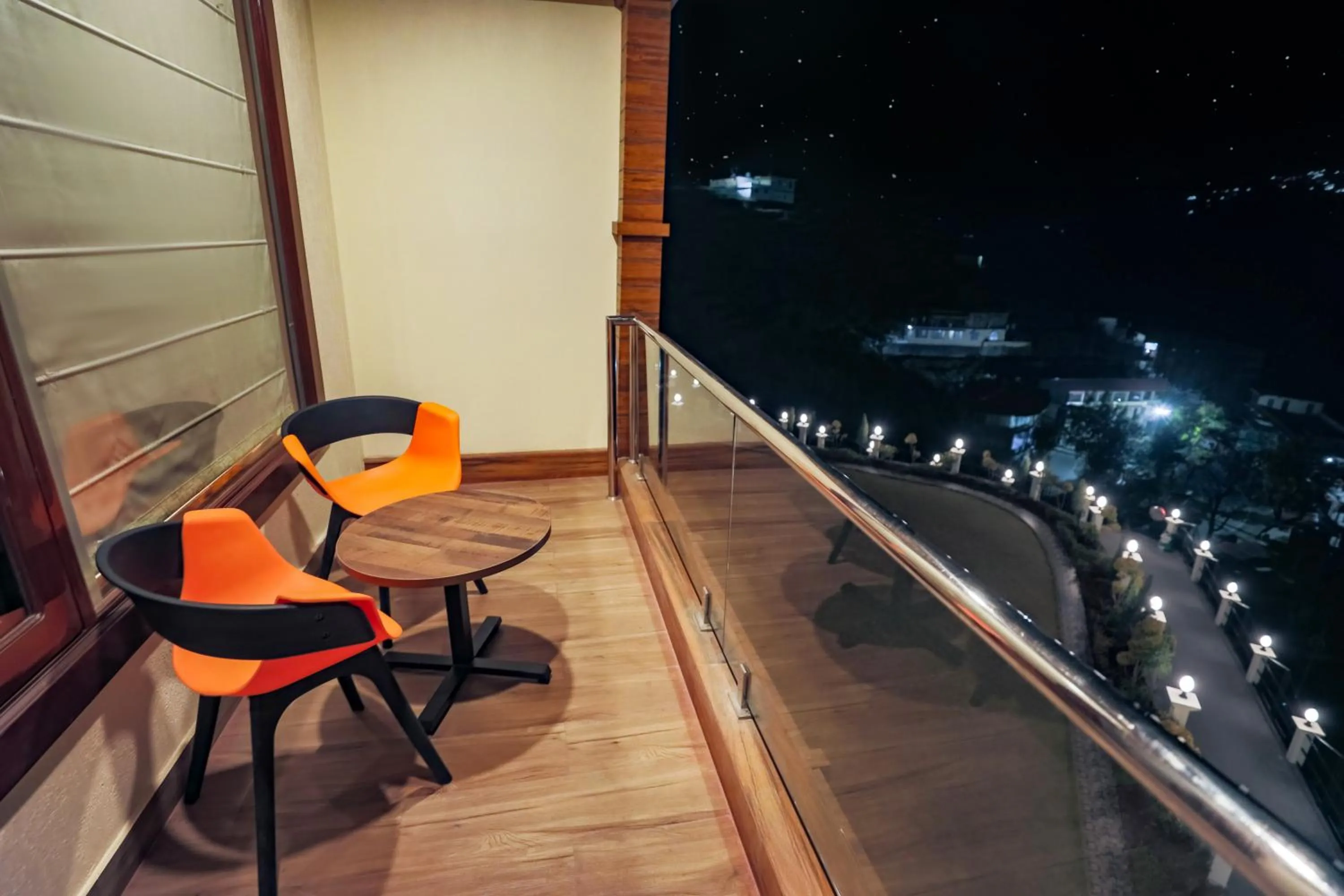 Balcony/Terrace in Regenta Resort Madhuganga Ukhimath