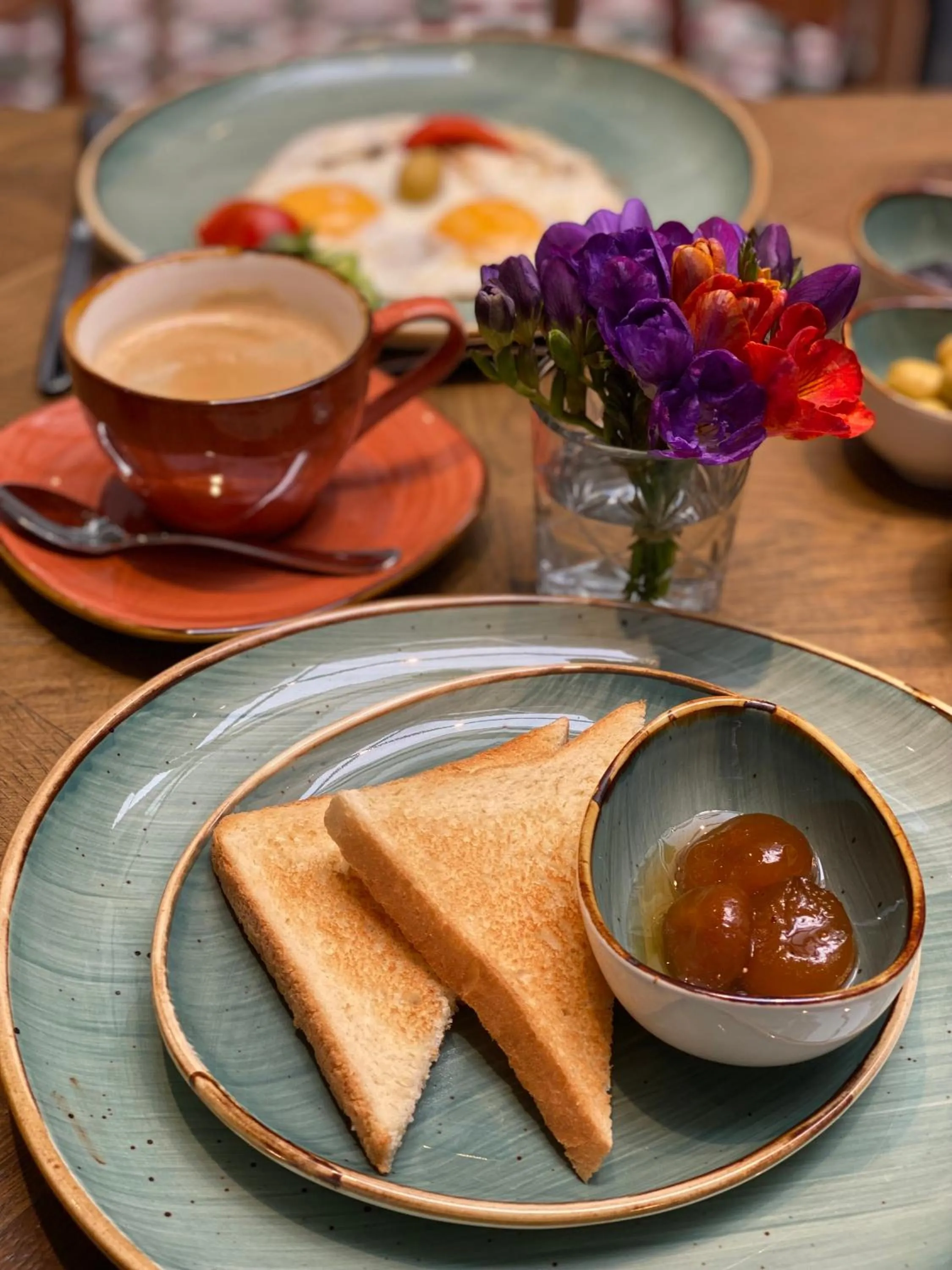 Breakfast in Molokan Inn Hotel