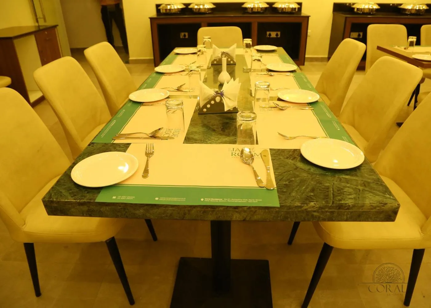 Restaurant/places to eat in CORAL RESIDENCY