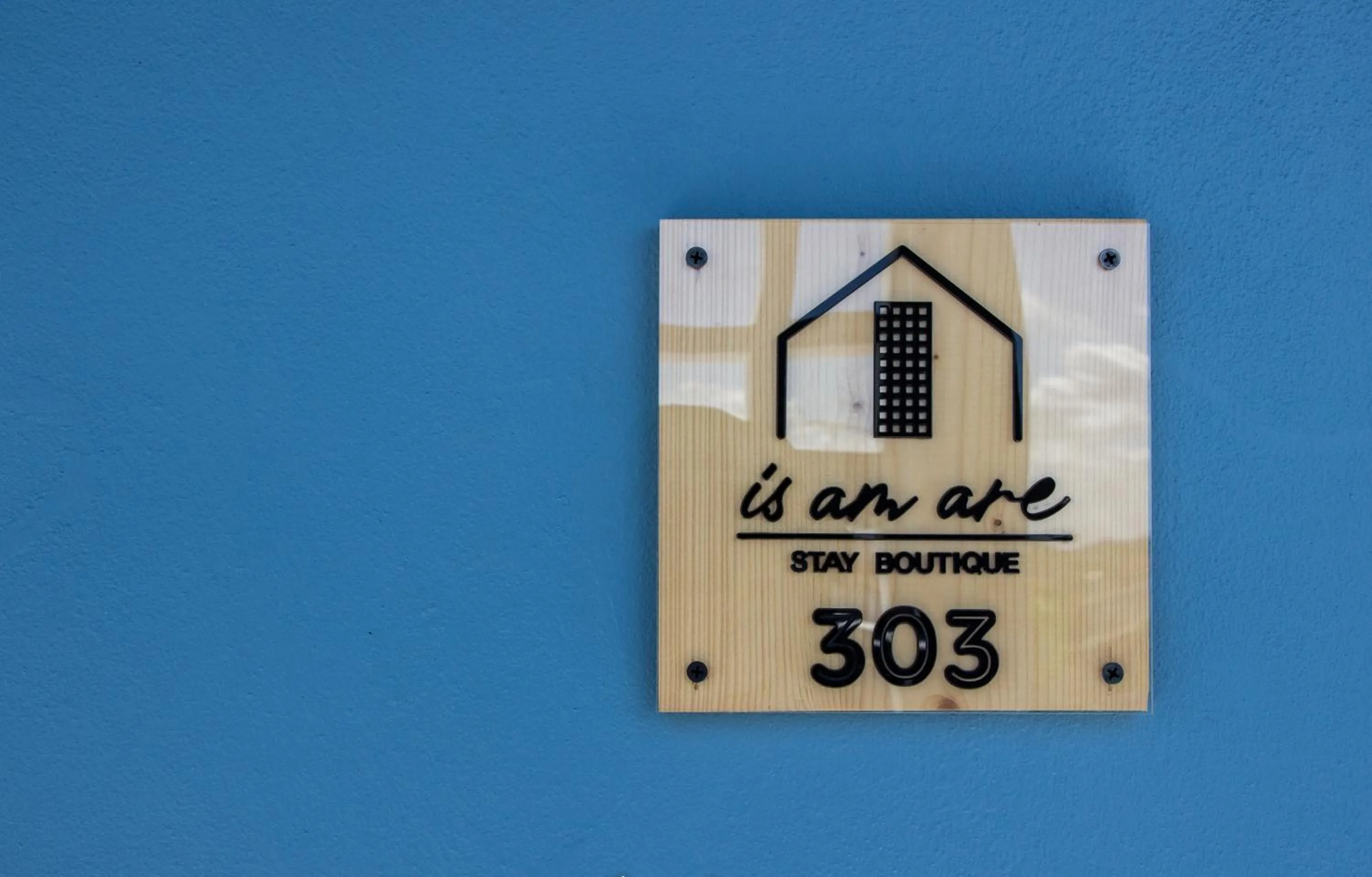 Property logo or sign in Is Am Are Stay Boutique