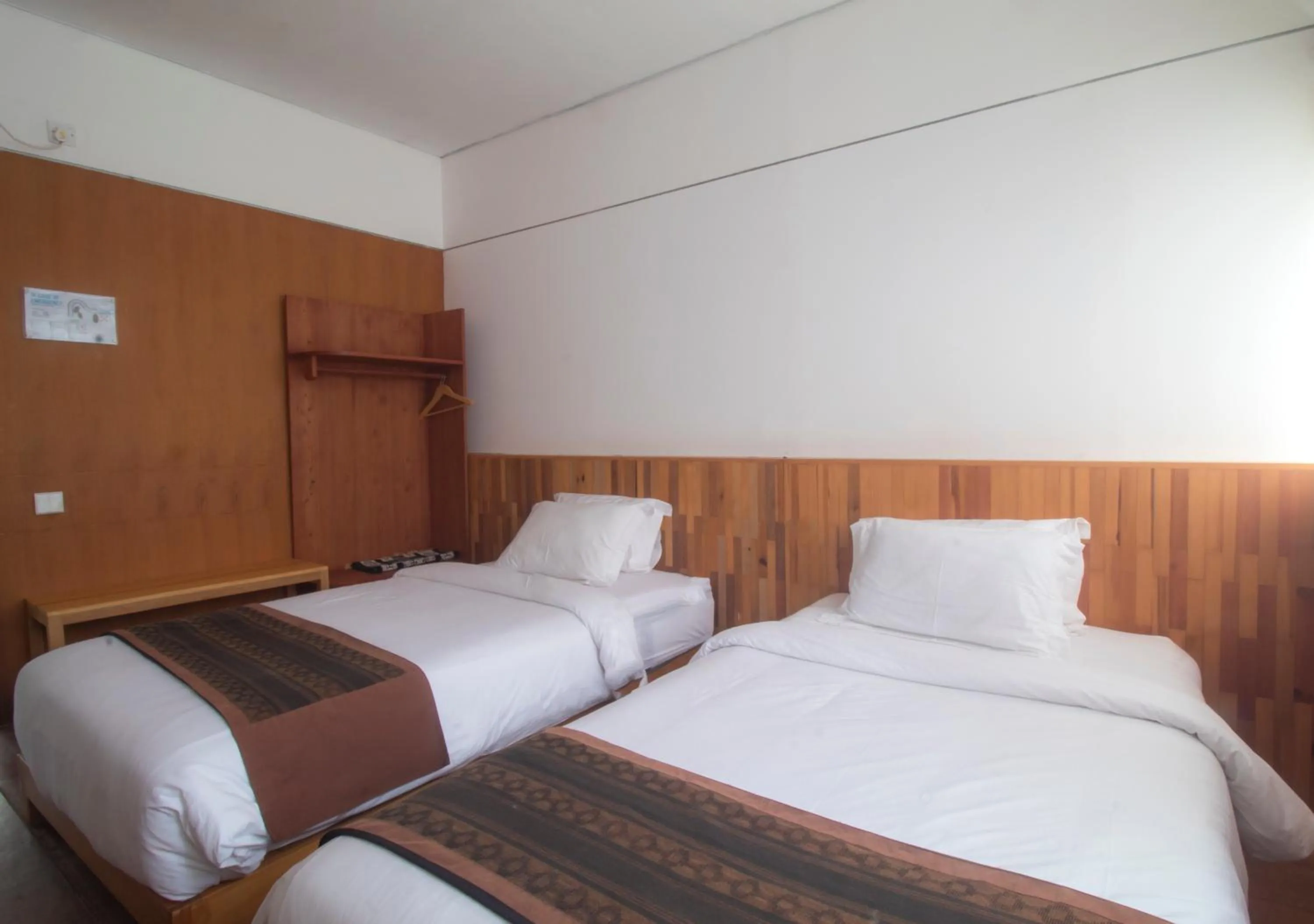 Bed in Natuna Dive Resort