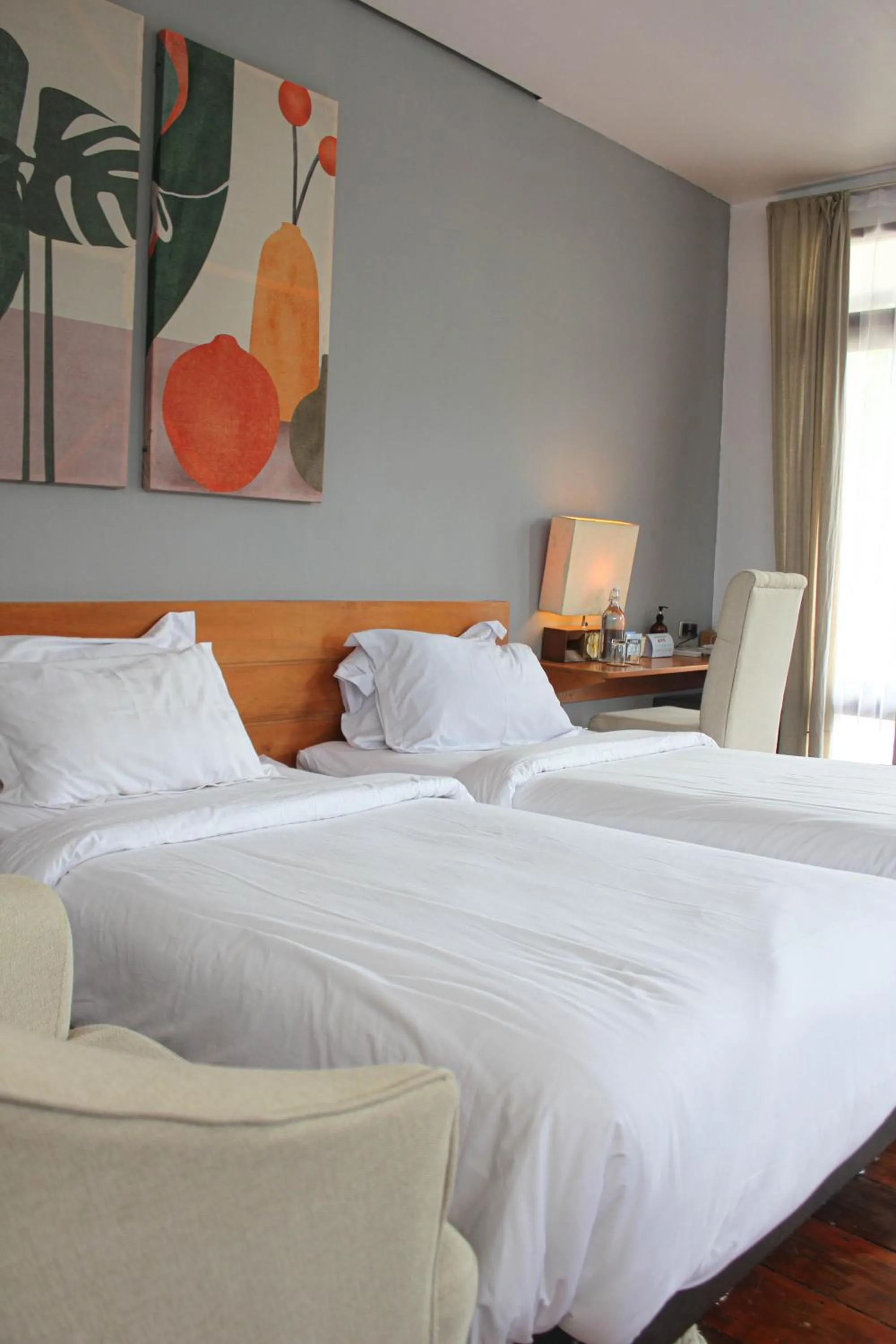 Bed in Natuna Dive Resort