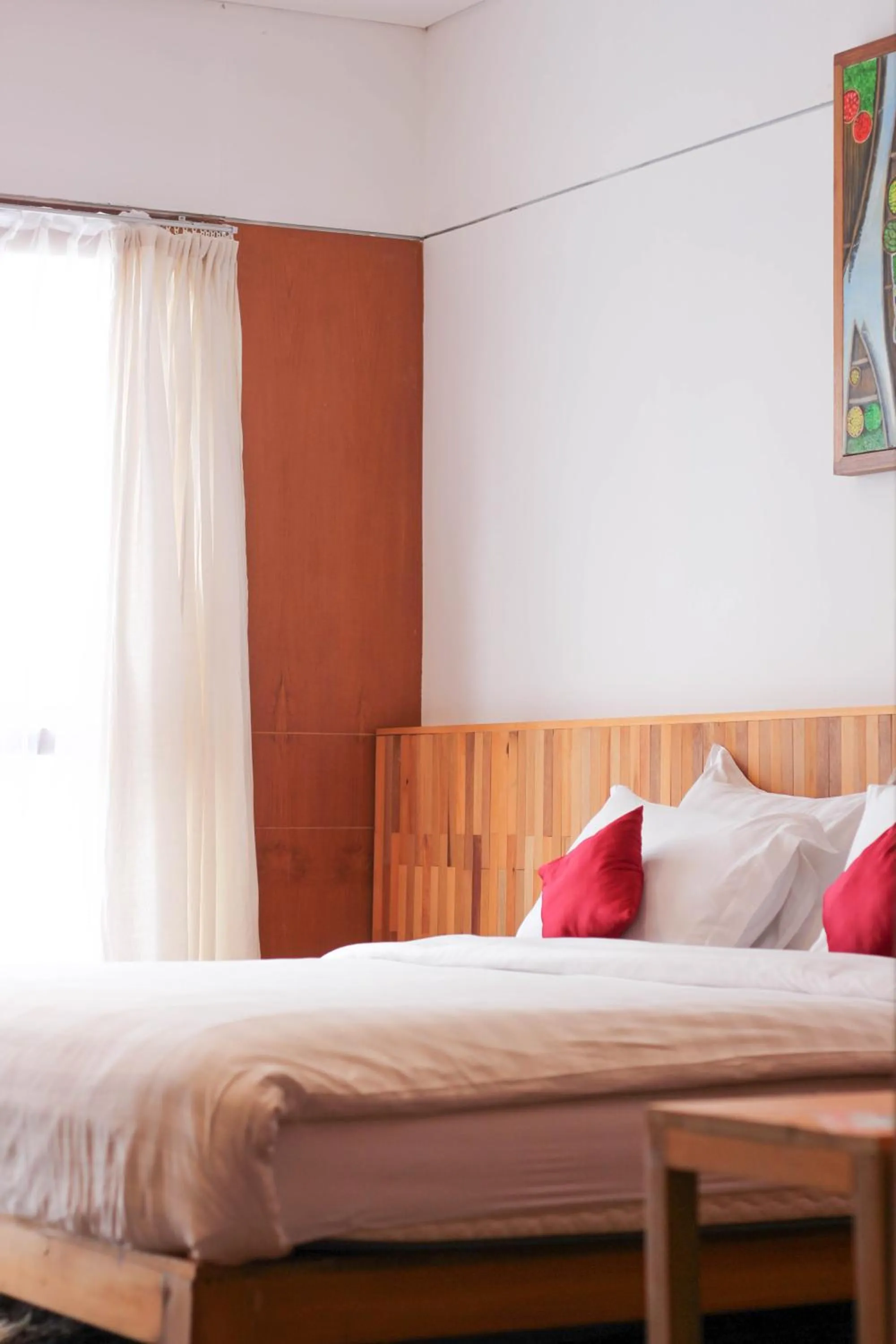 Bed in Natuna Dive Resort