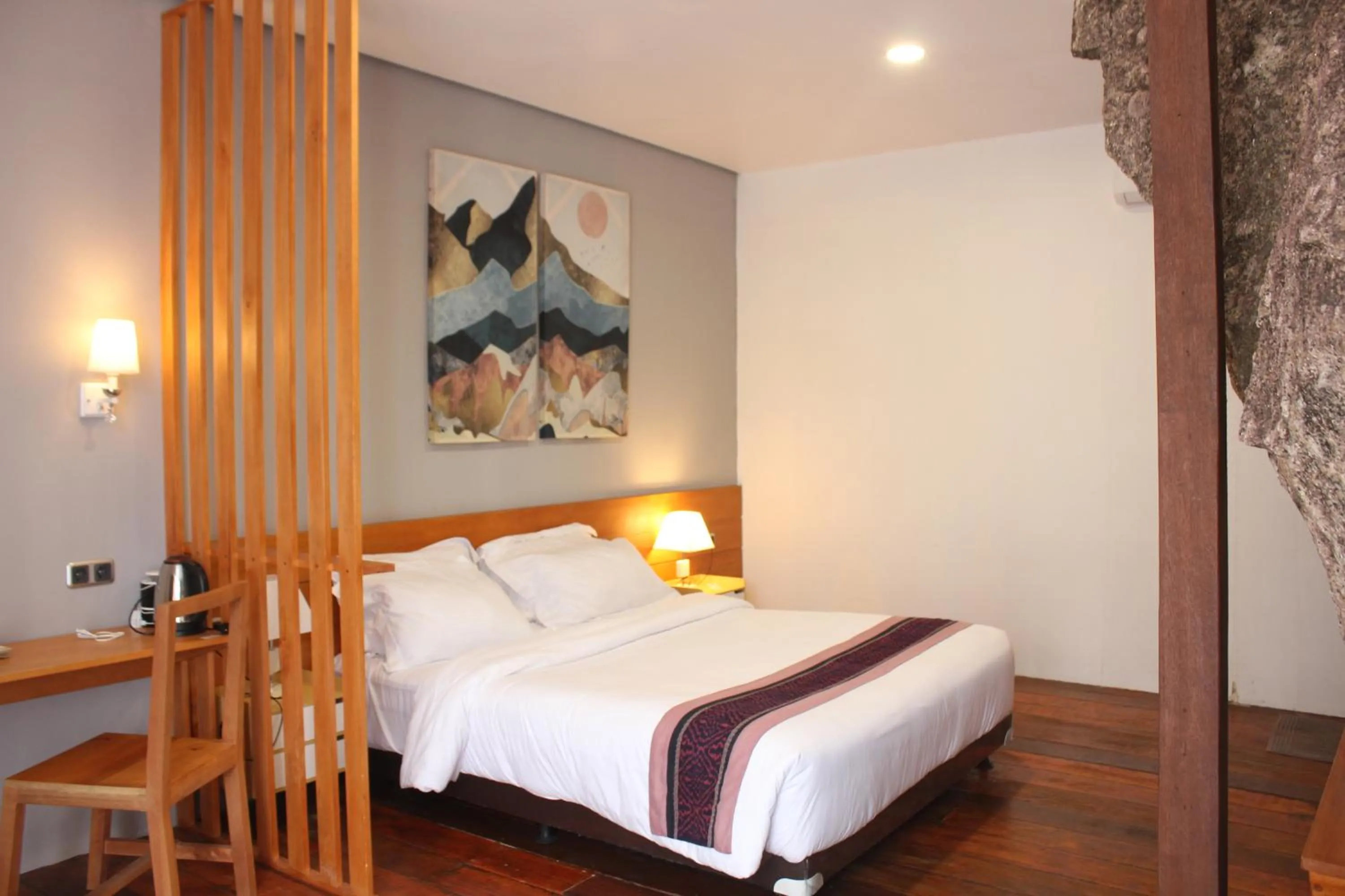 Property building, Bed in Natuna Dive Resort