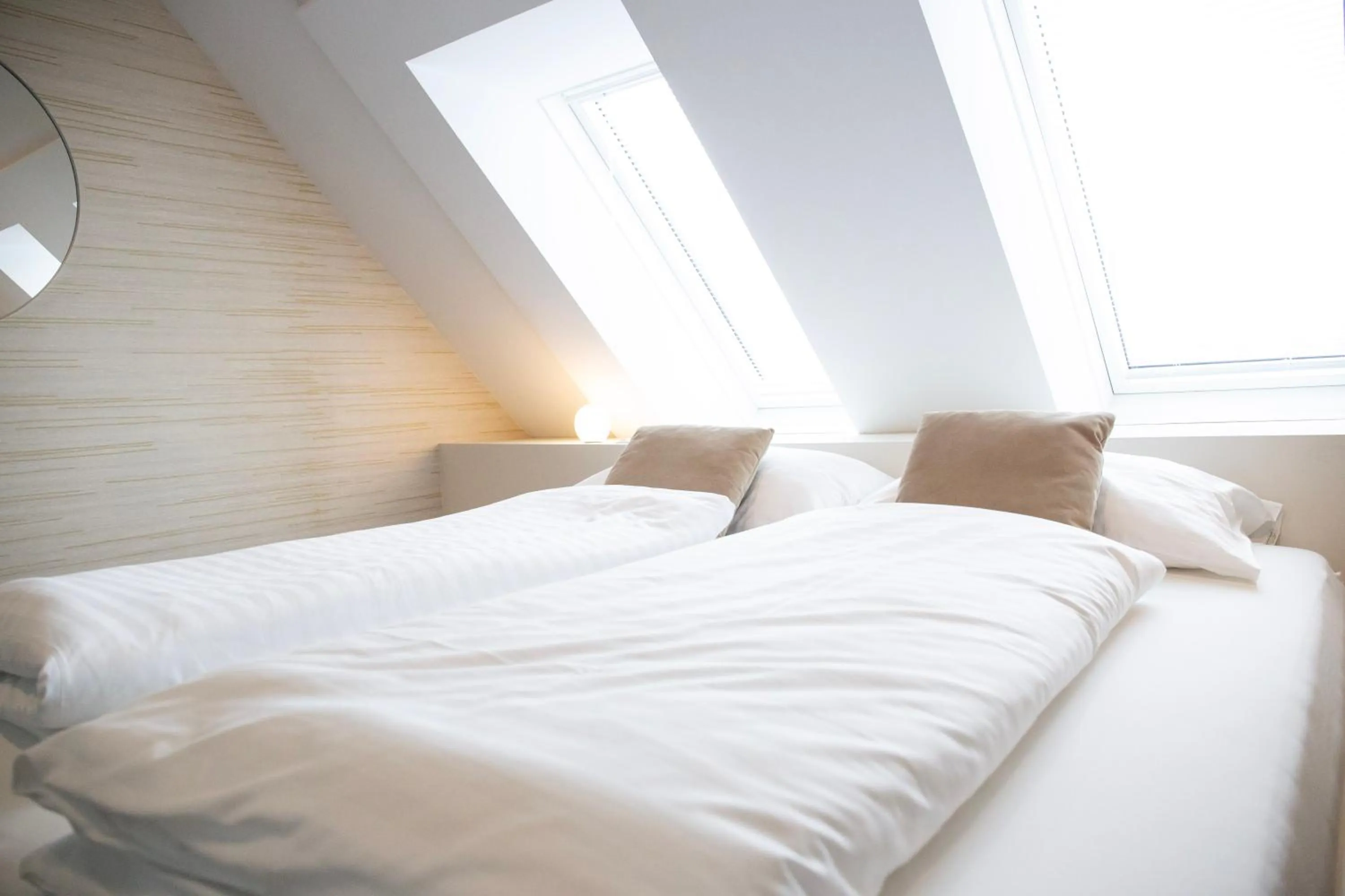 Bed in Blackhome Wien I contactless check-in