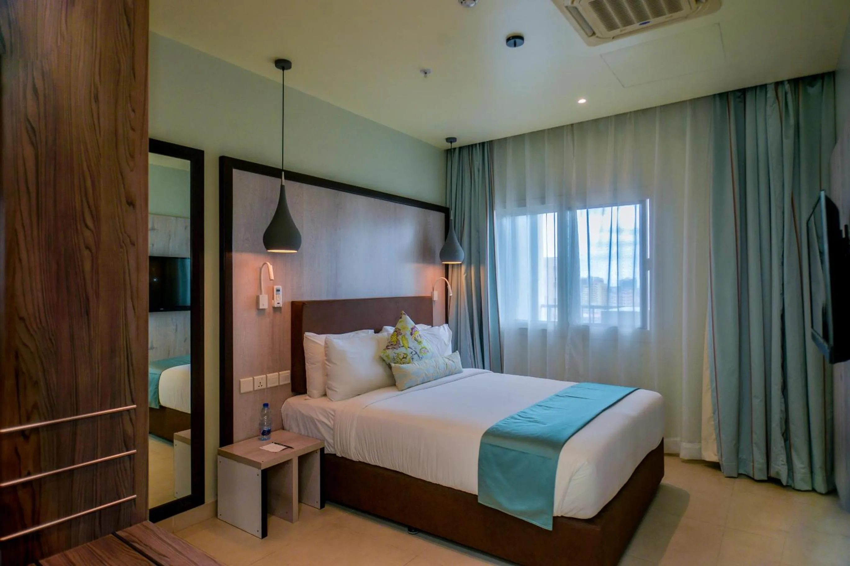 Bedroom, Bed in Aura Suites