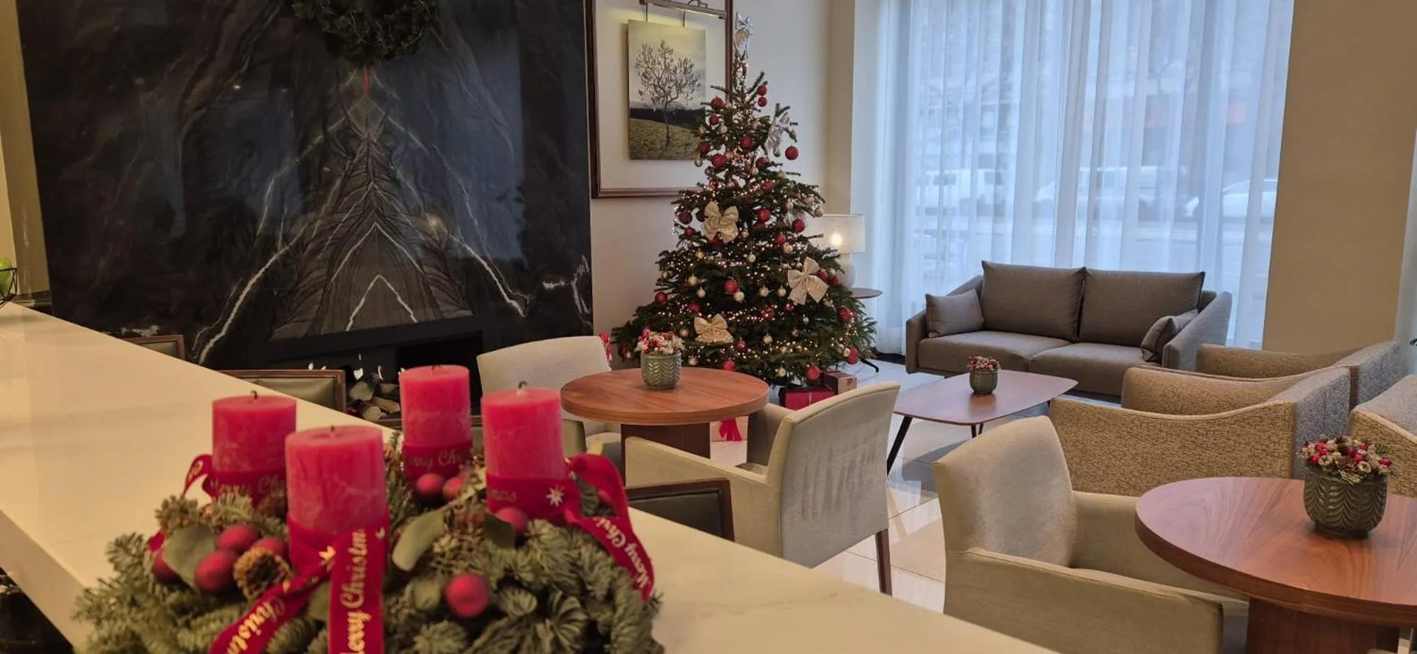 Lobby or reception in EST Grand Hotel Savoy