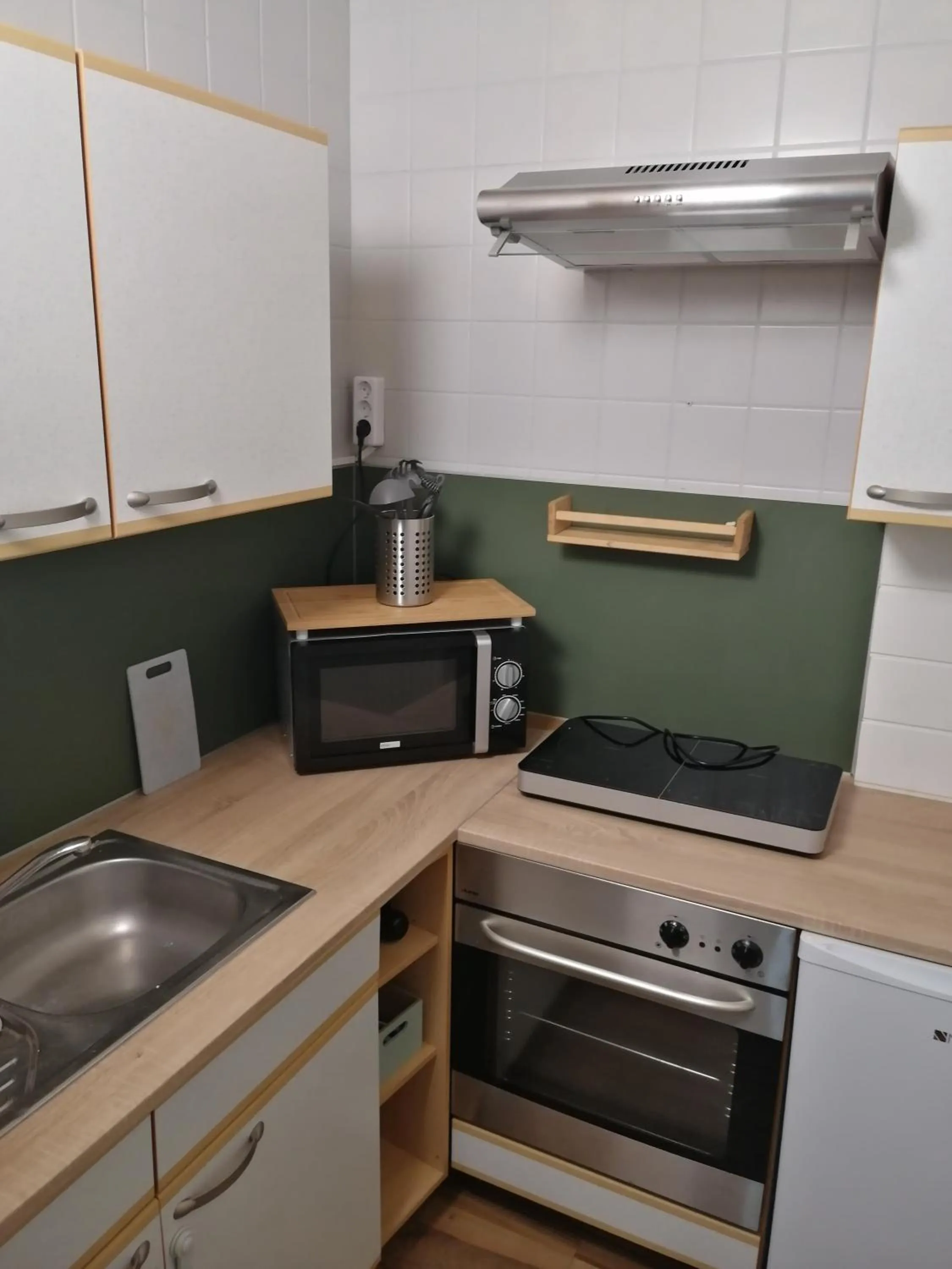 Kitchen or kitchenette in Pension Arkadenhof