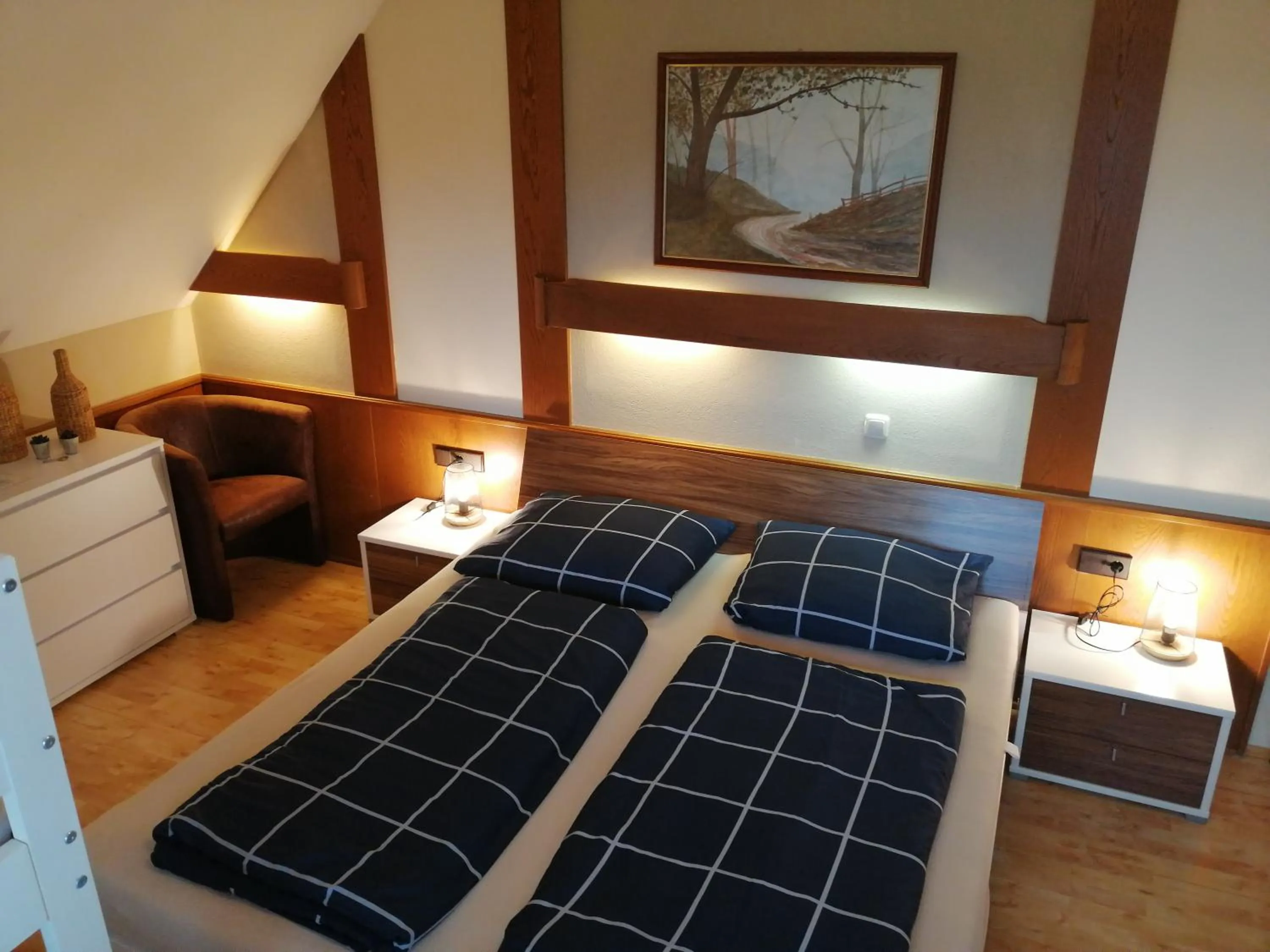 Family, Bed in Pension Arkadenhof