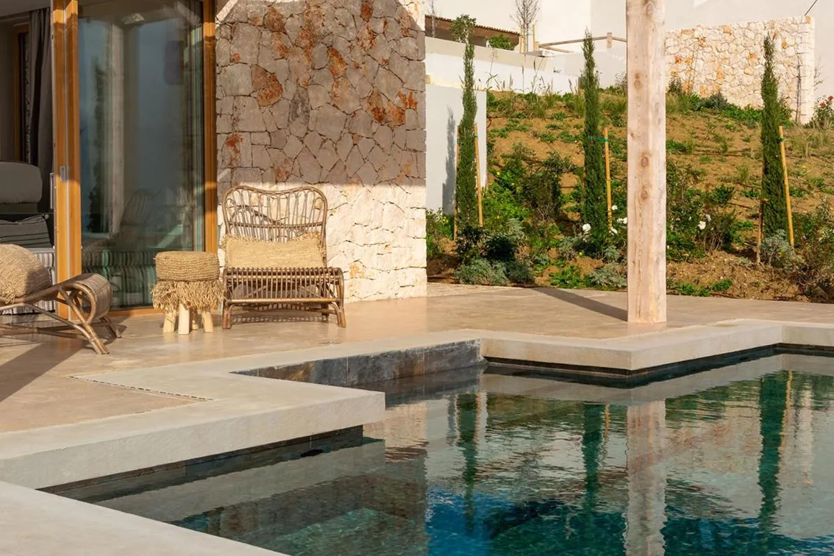 Pool view in Eliamos Villas Hotel & Spa