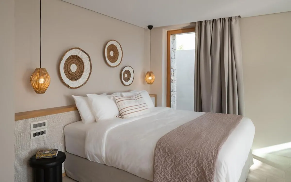 Bedroom in Eliamos Villas Hotel & Spa