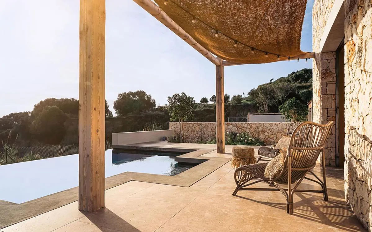 Pool view in Eliamos Villas Hotel & Spa