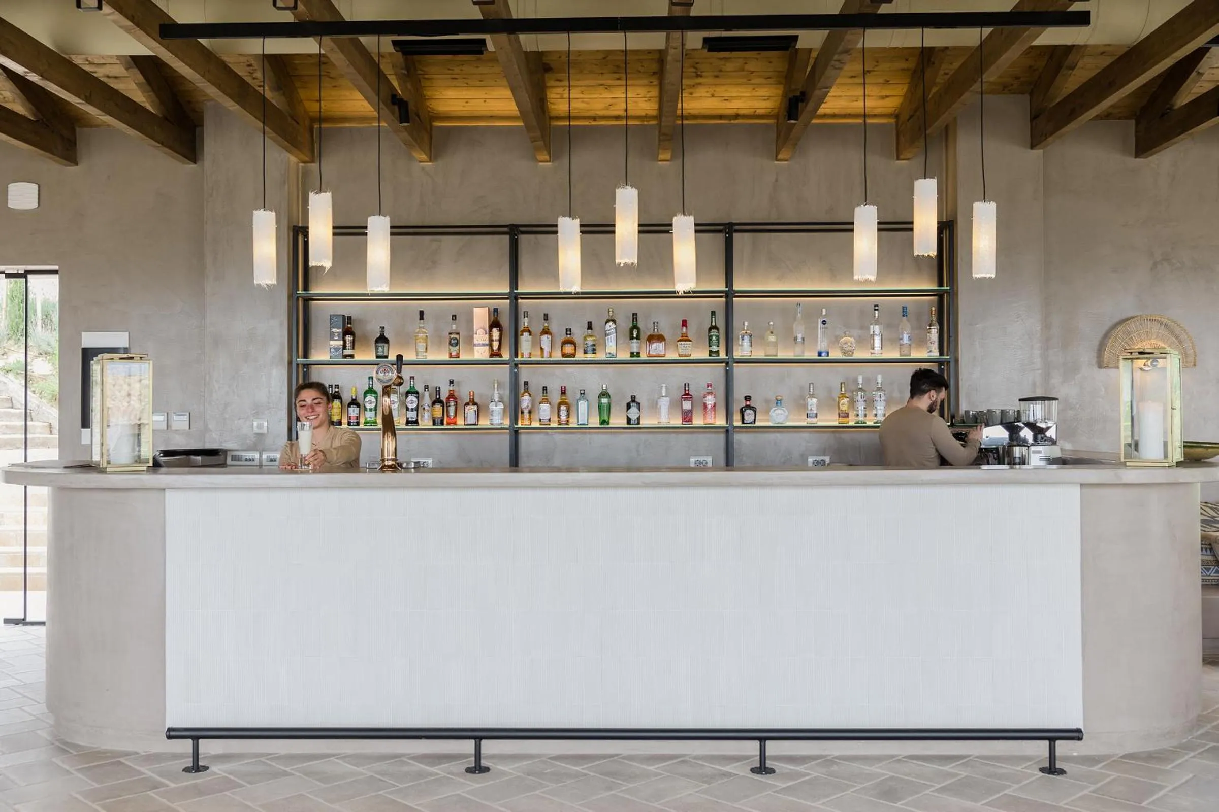 Lounge or bar in Eliamos Villas Hotel & Spa