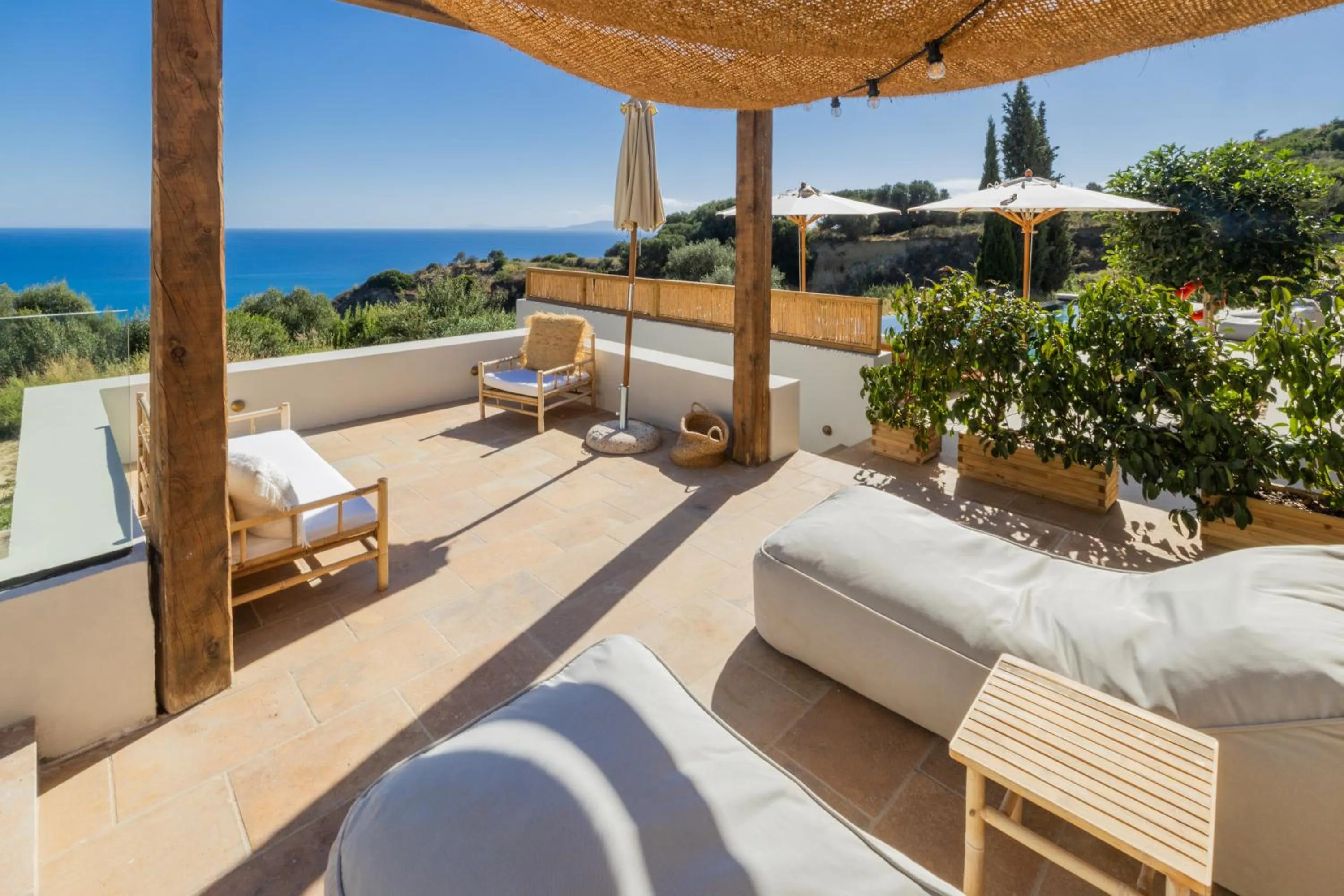 Patio in Eliamos Villas Hotel & Spa
