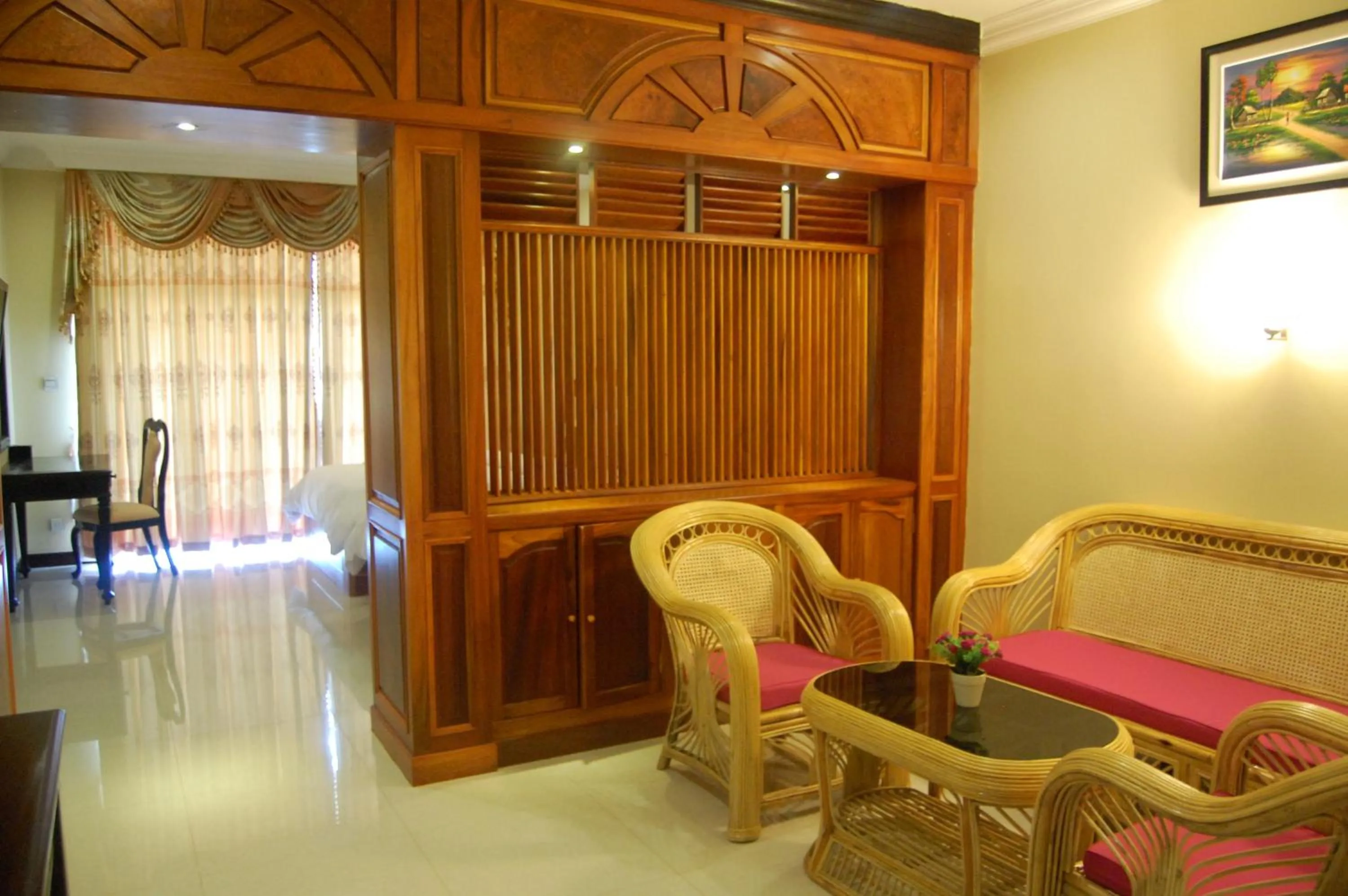 Seating area in Classy Hotel & Spa