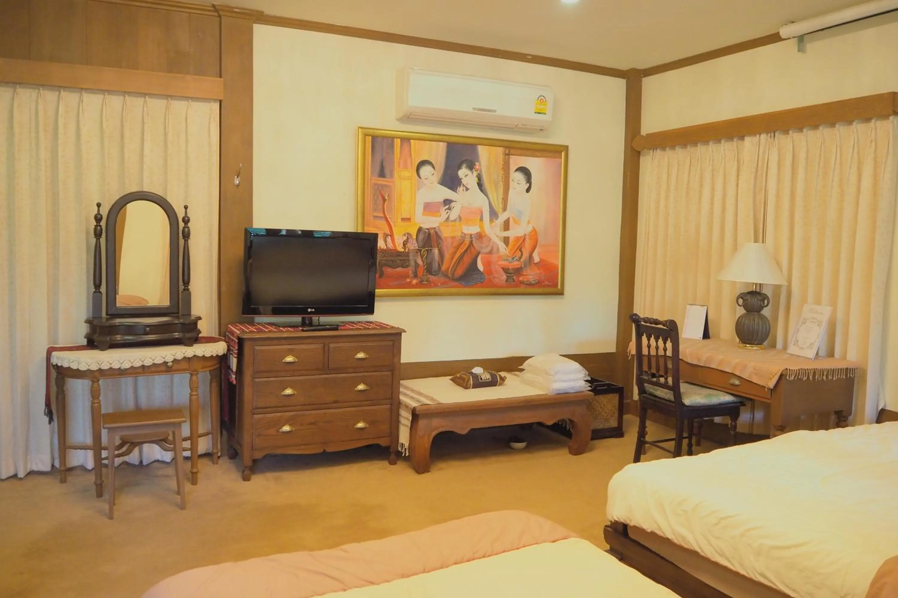 Area and facilities, Bed in Khum Khun Wang Resort