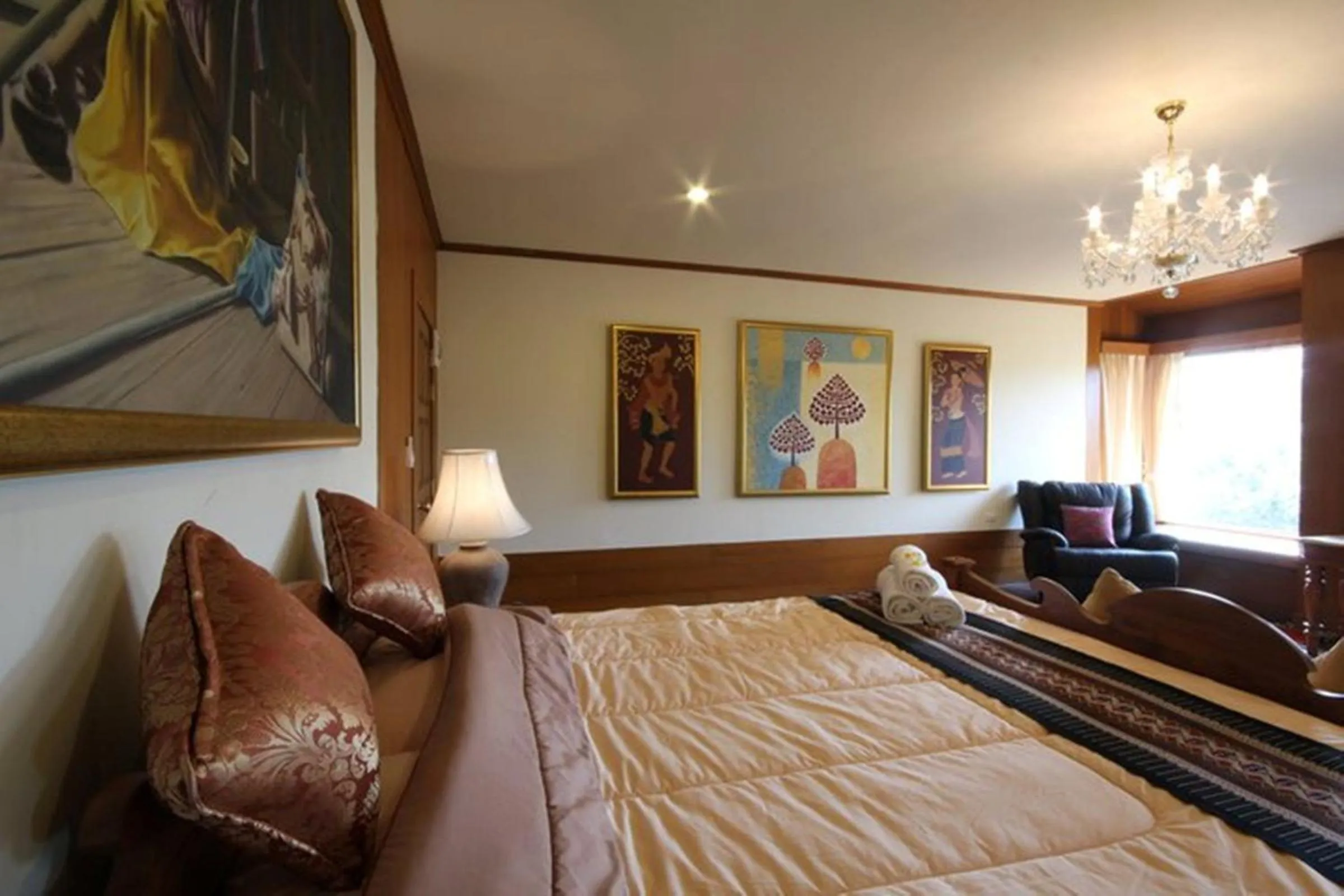 Bed in Khum Khun Wang Resort