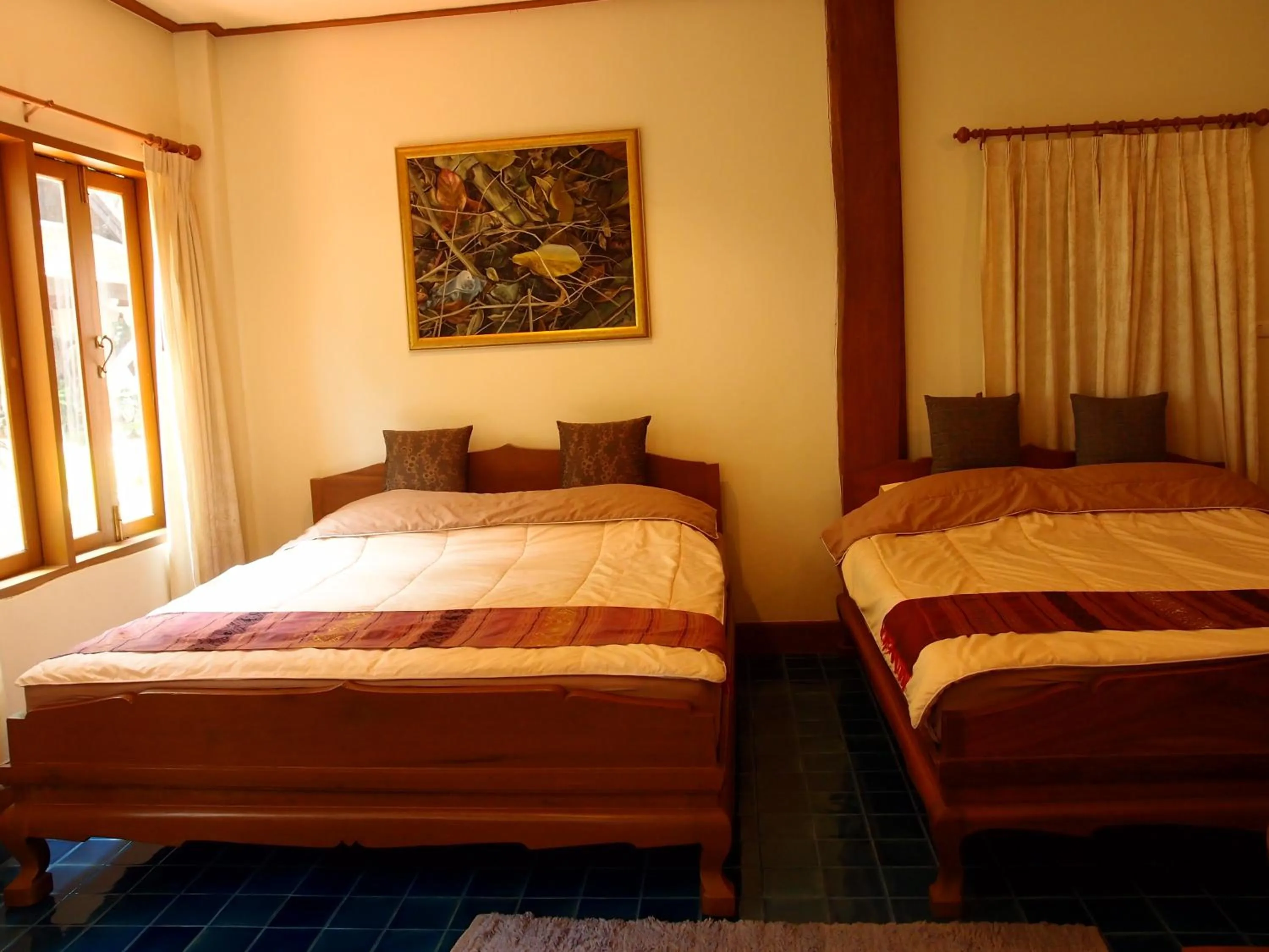 Bed in Khum Khun Wang Resort
