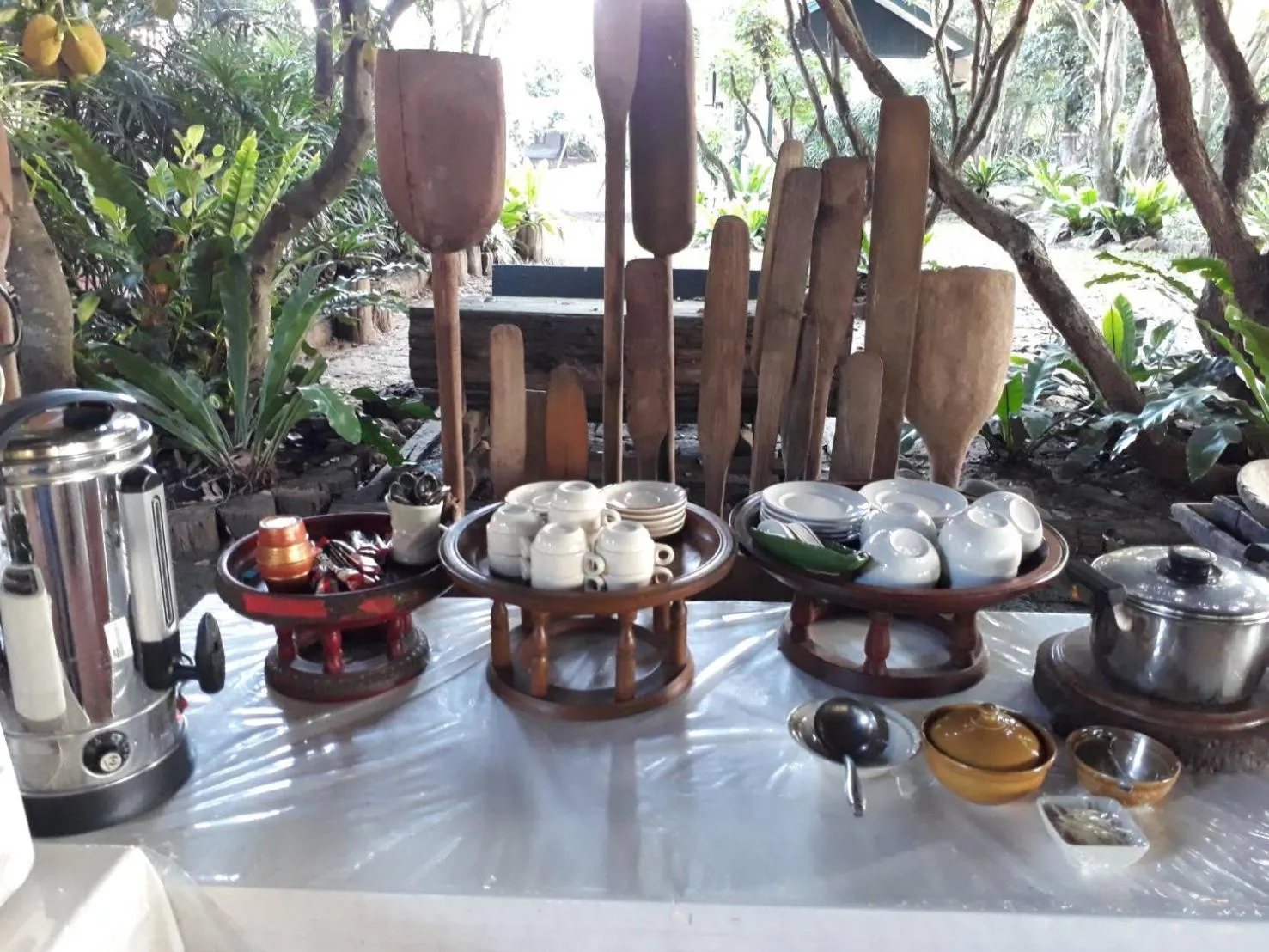 Buffet breakfast in Khum Khun Wang Resort