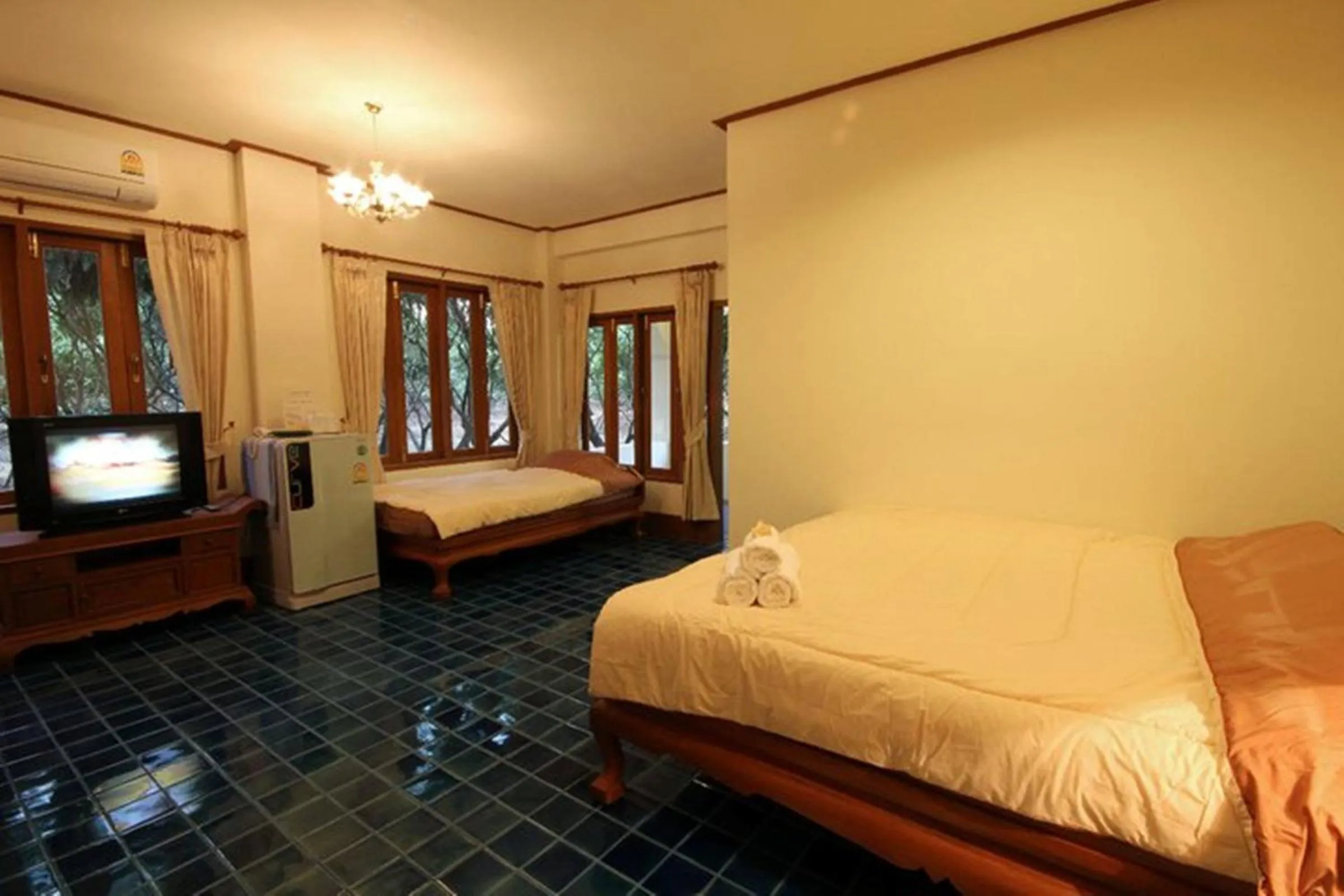 Bed in Khum Khun Wang Resort