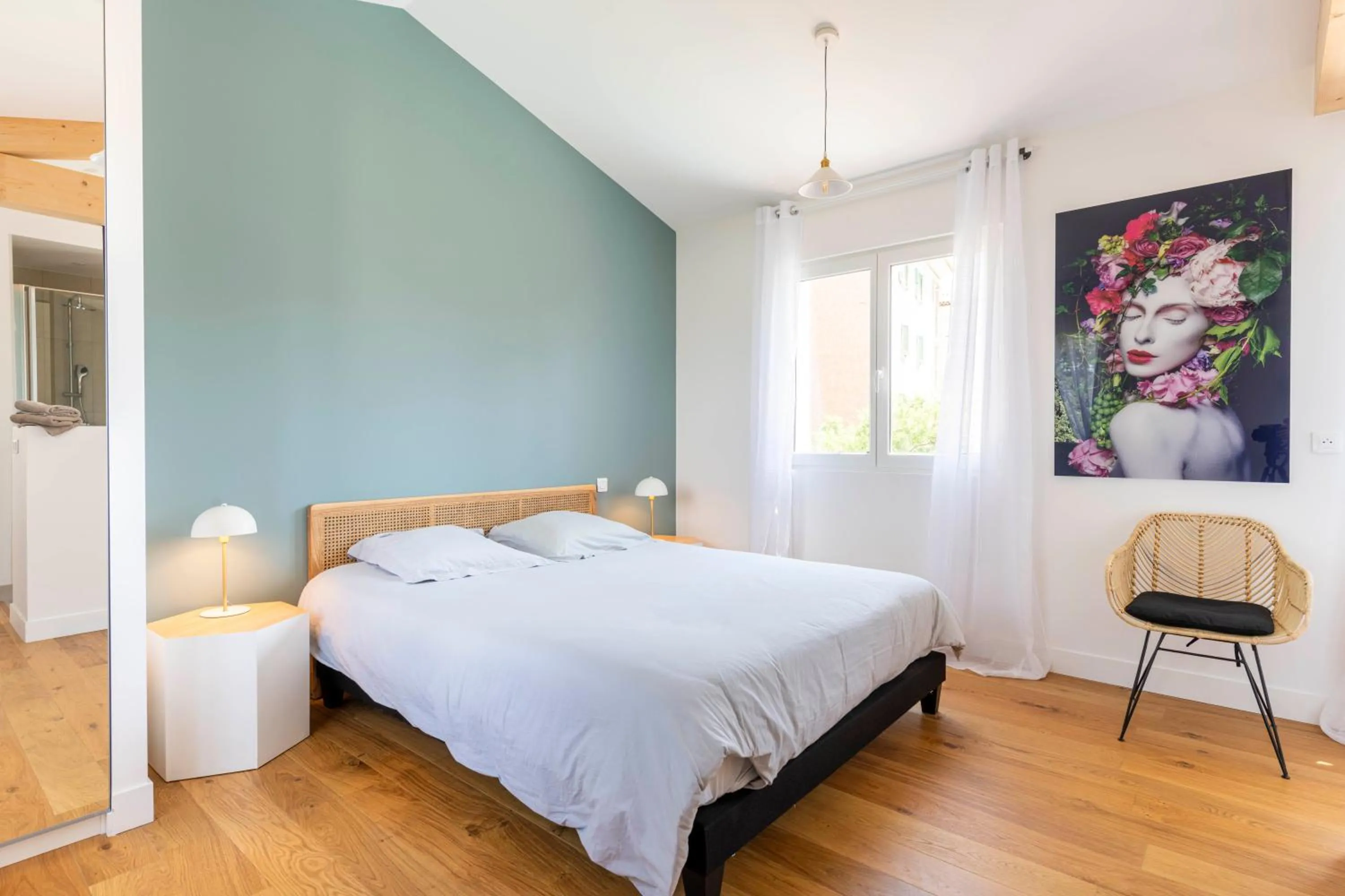 Bed in Villa Acacias - Au coeur de Saint-Tropez