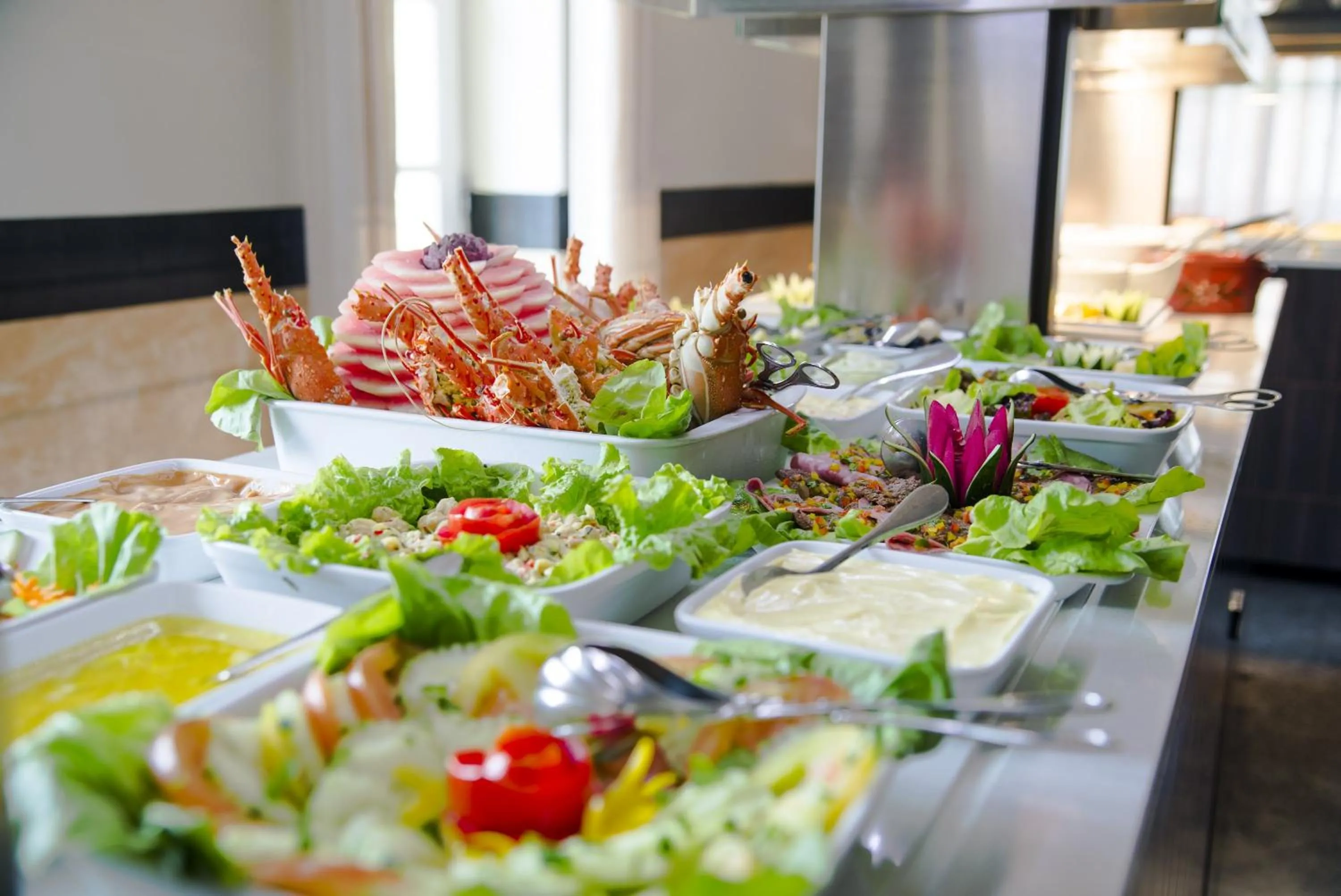 Food close-up in Hotel Continental Luanda