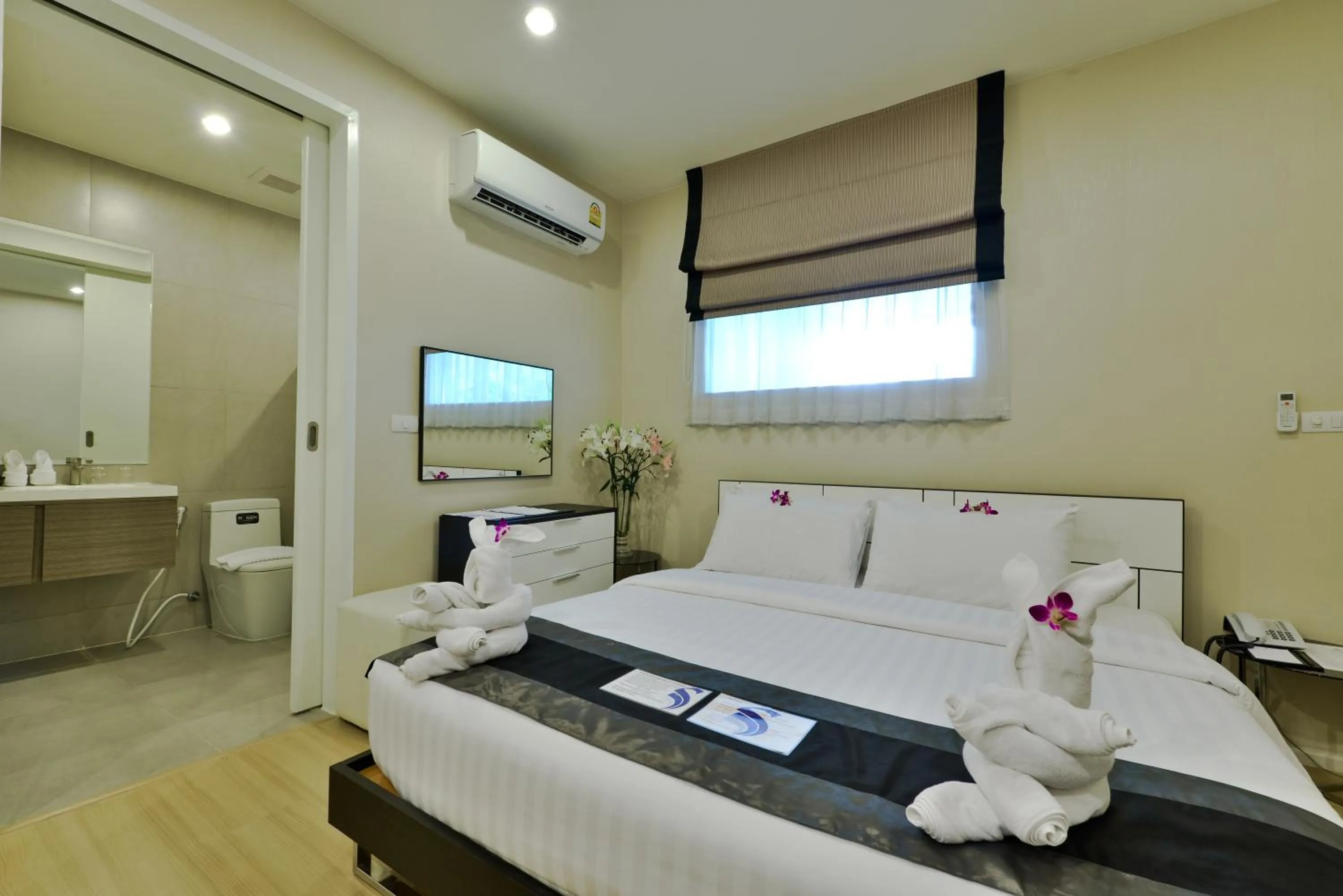 Bed in iCheck inn Skyy Sukhumvit 1