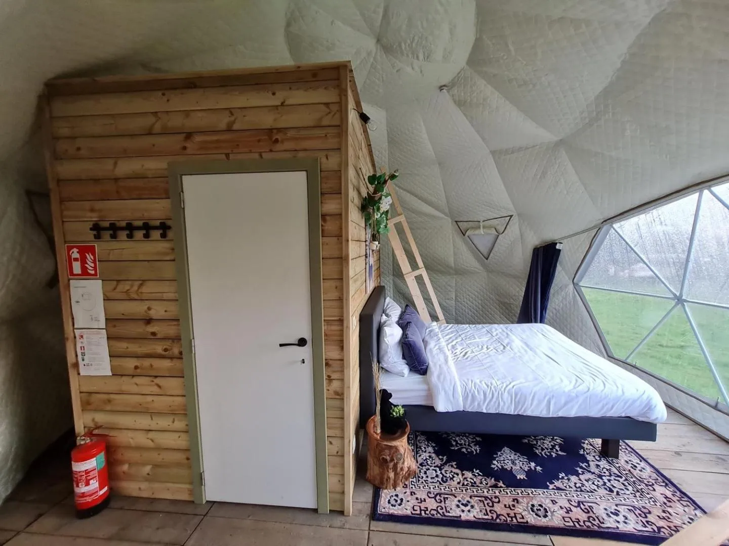 Bed in Parkhoeve Glamping