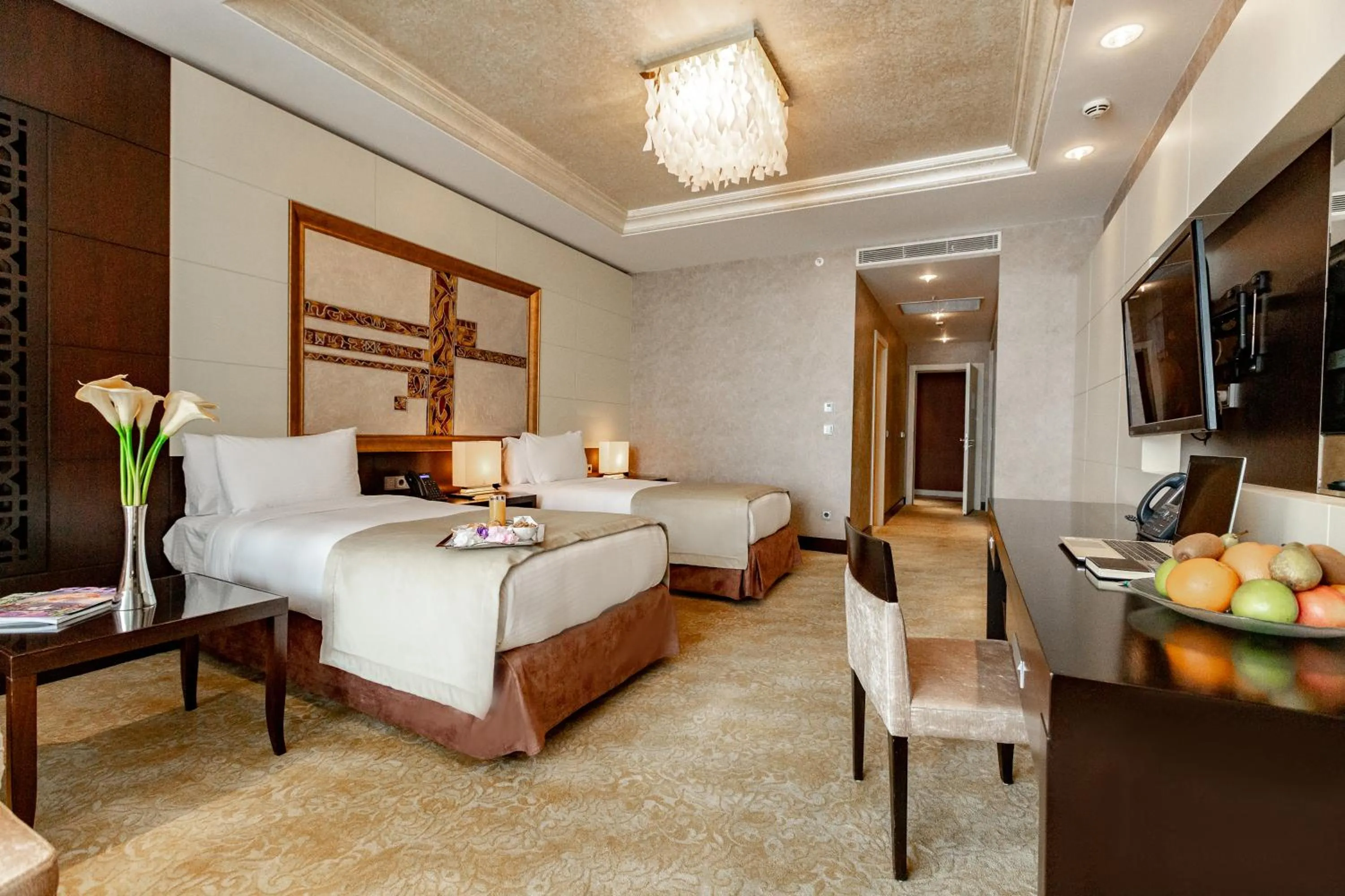 Bed in Shahdag Hotel & Spa