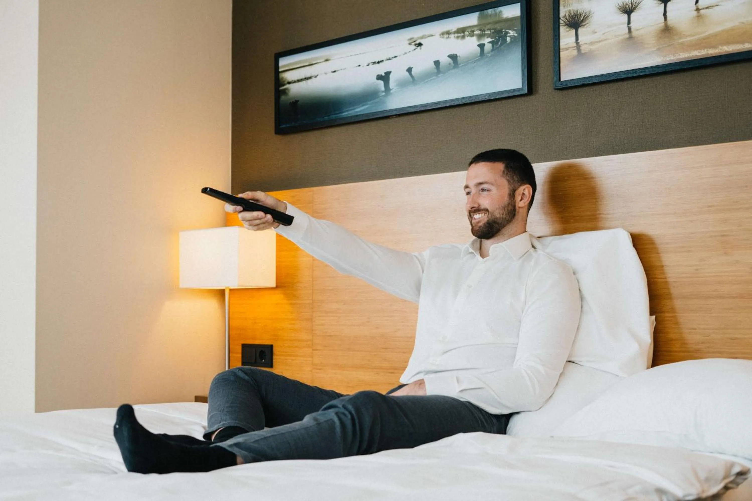 Bedroom, Bed in Hyatt Place Amsterdam Airport