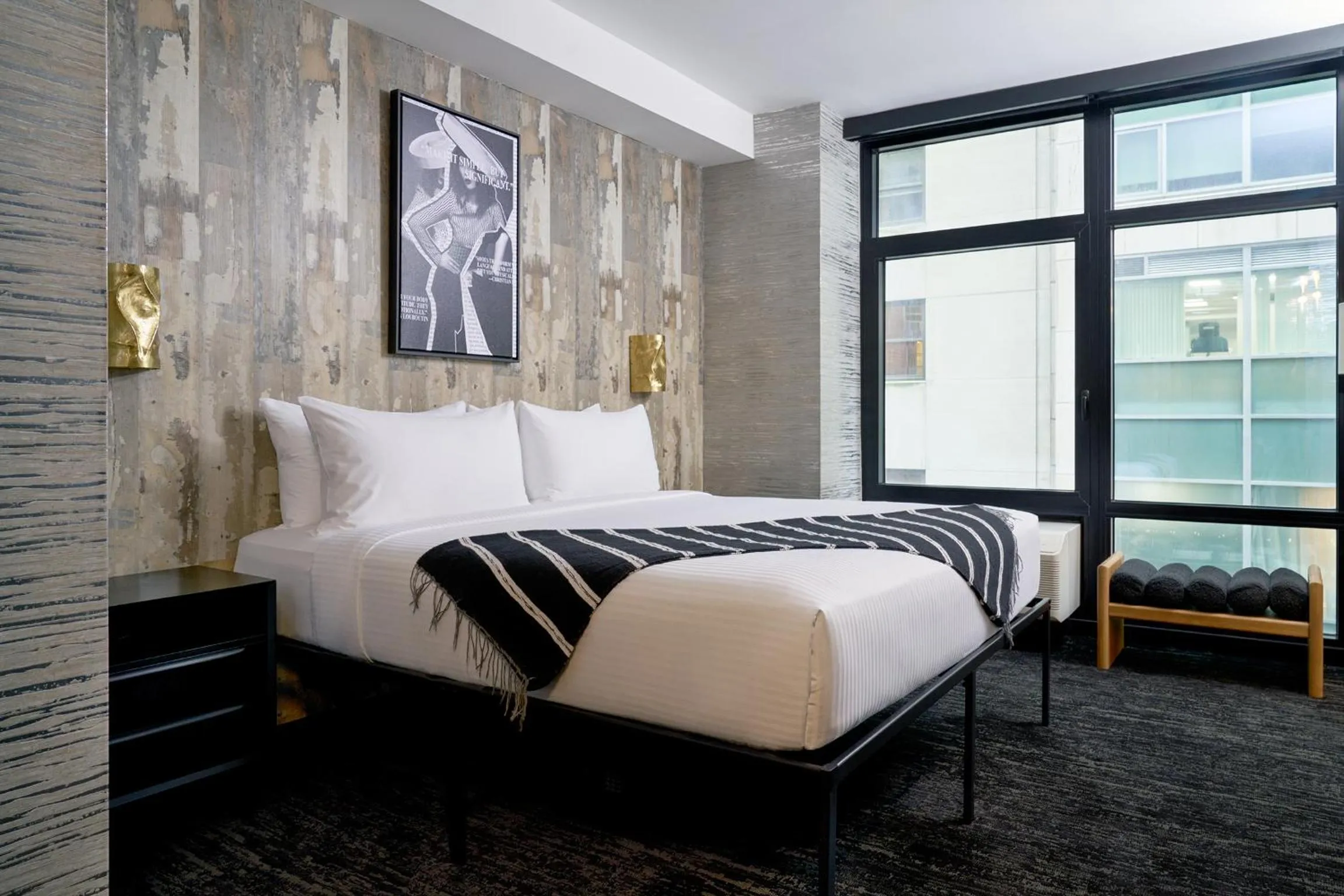 Bed in The FIDI Hotel