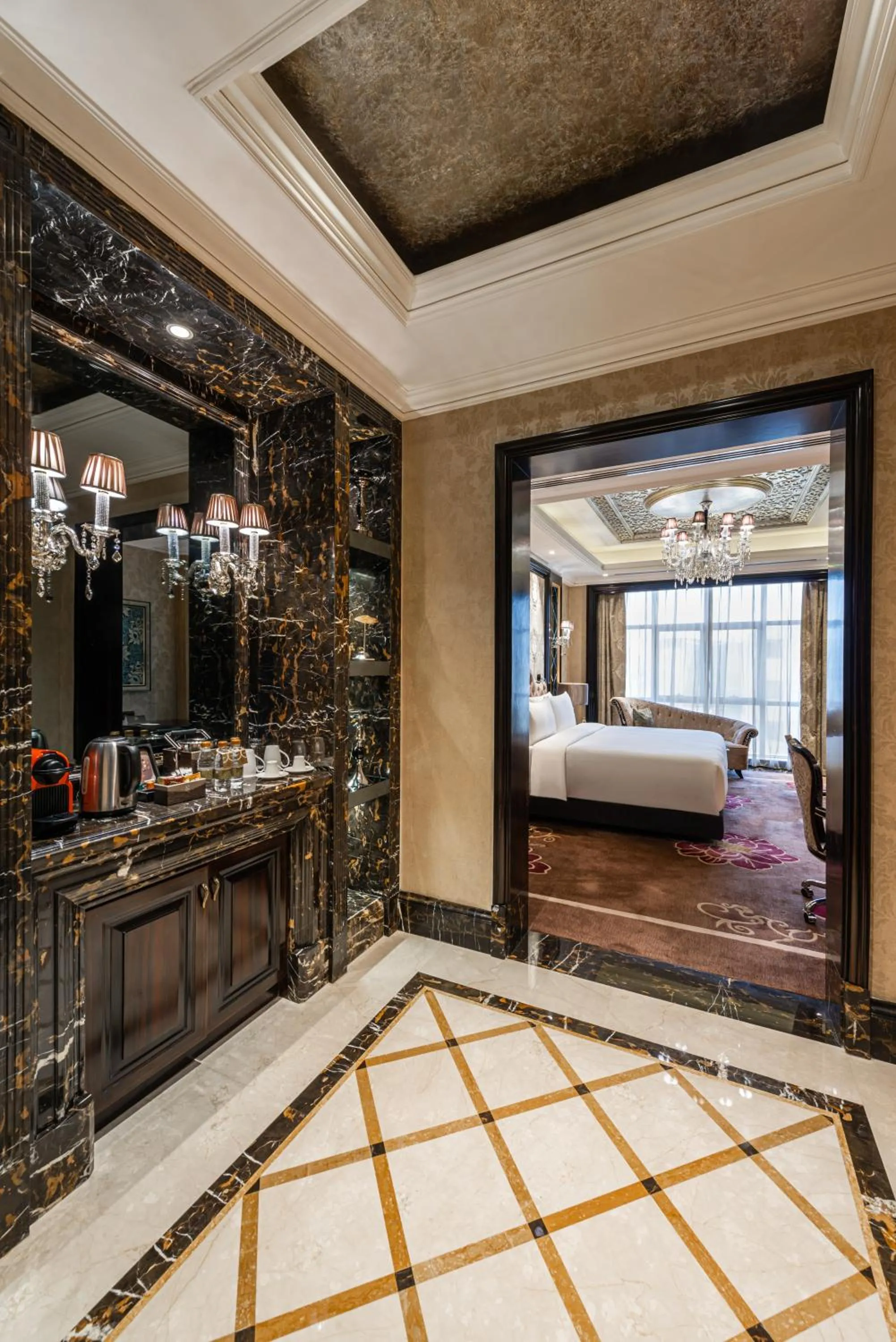 Bed in Narcissus Riyadh Hotel & Spa