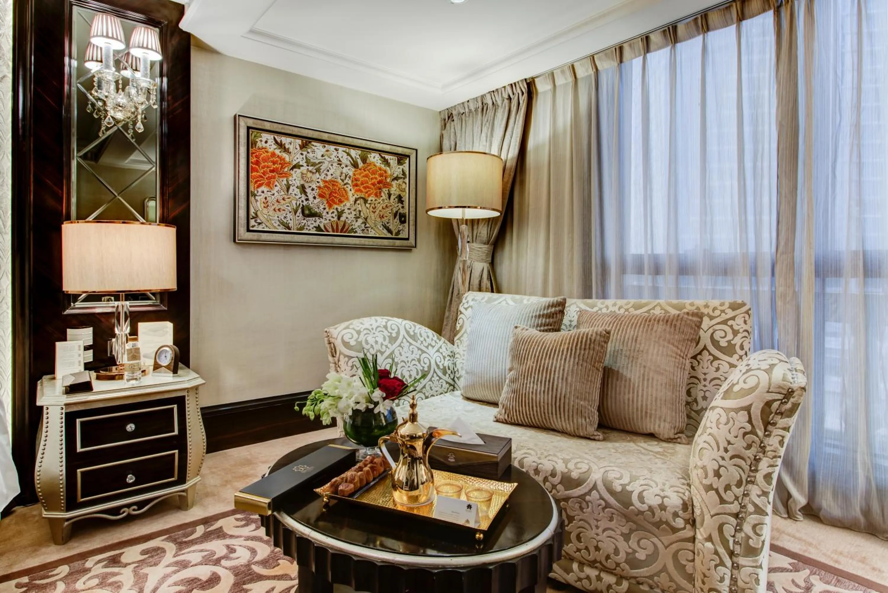 Living room in Narcissus Riyadh Hotel & Spa