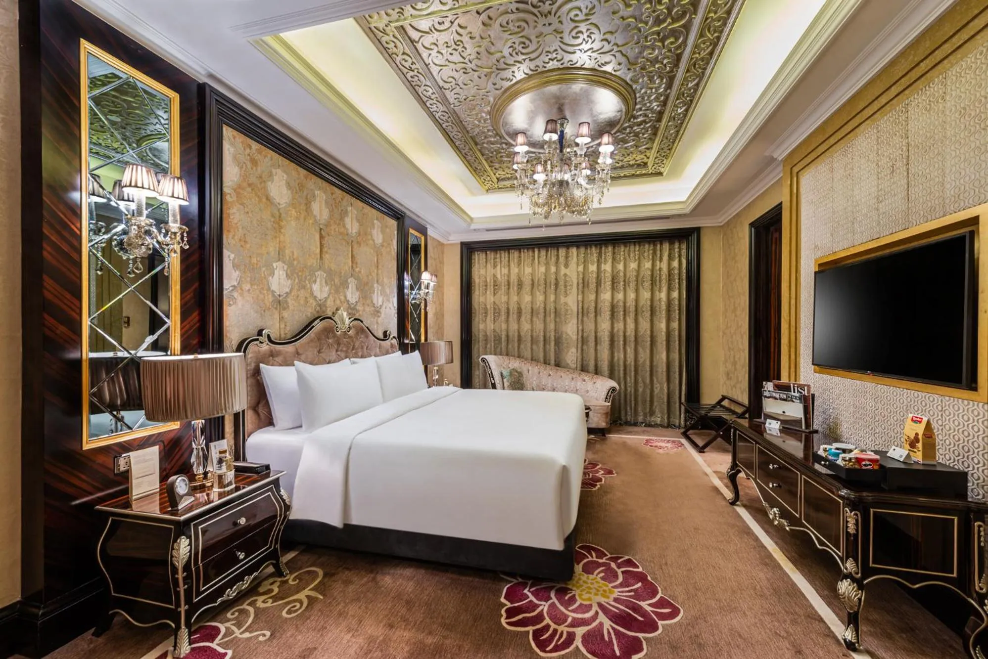 TV and multimedia, Bed in Narcissus Riyadh Hotel & Spa