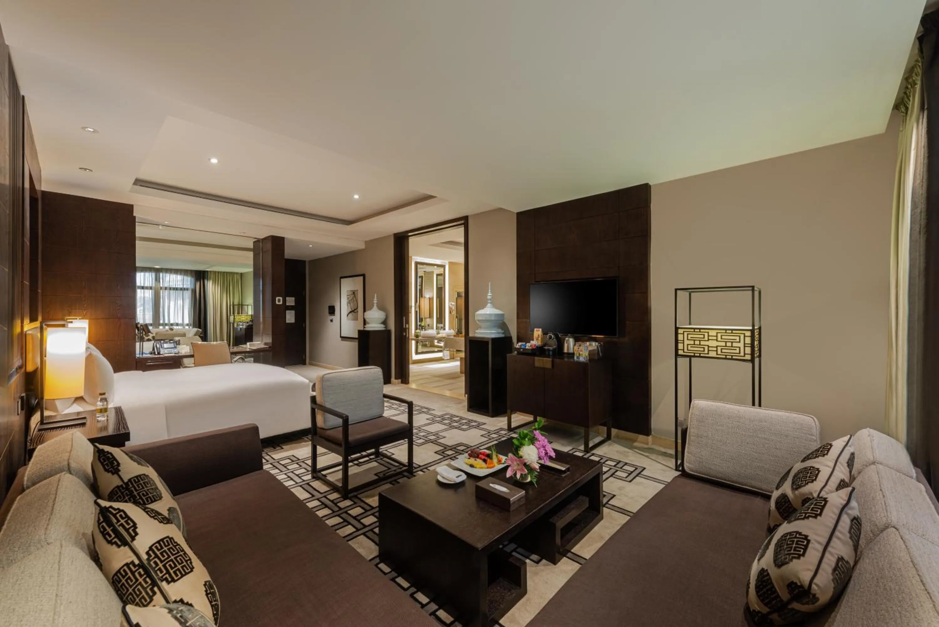Bed in Narcissus Riyadh Hotel & Spa