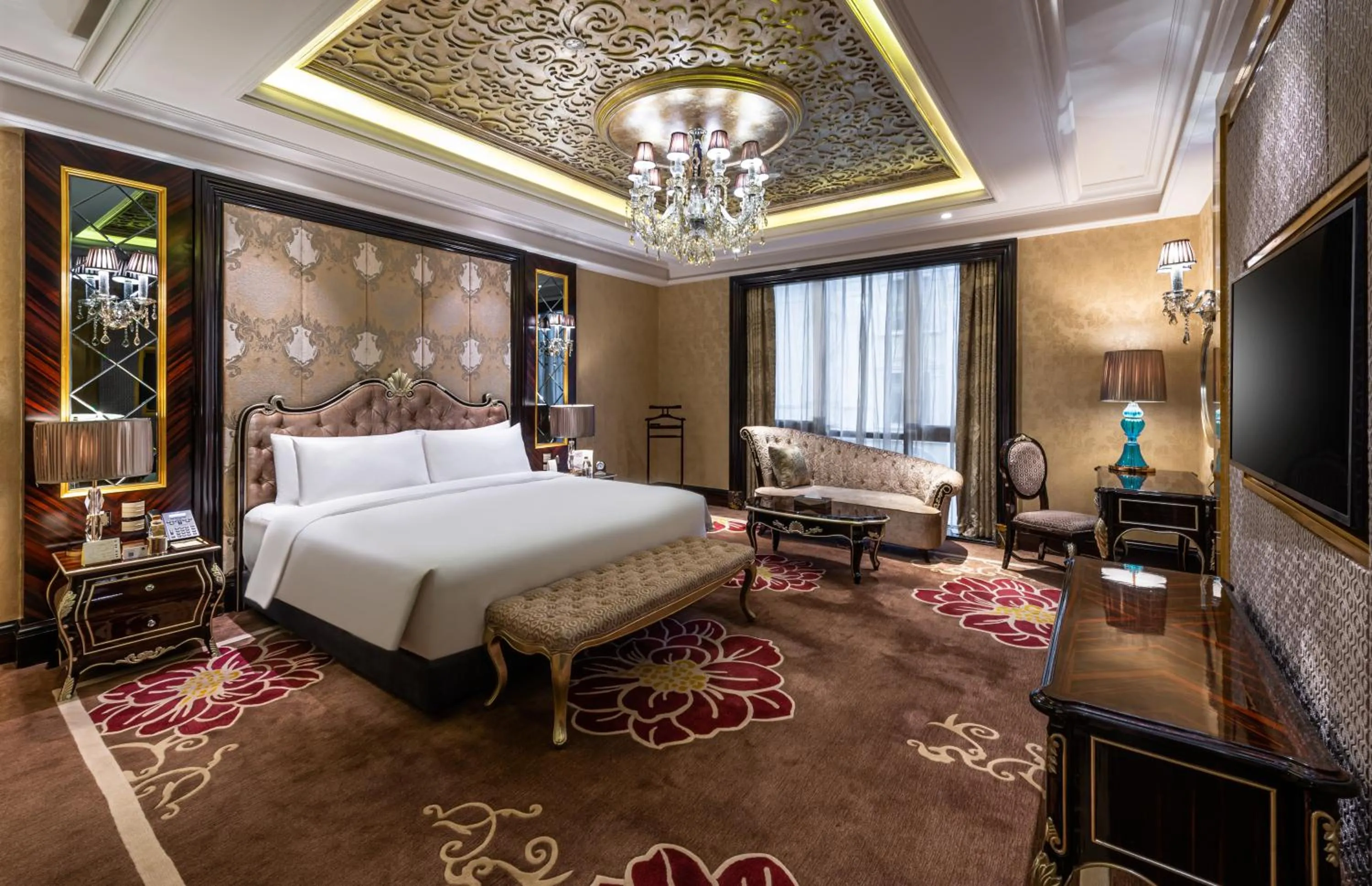 Bed in Narcissus Riyadh Hotel & Spa