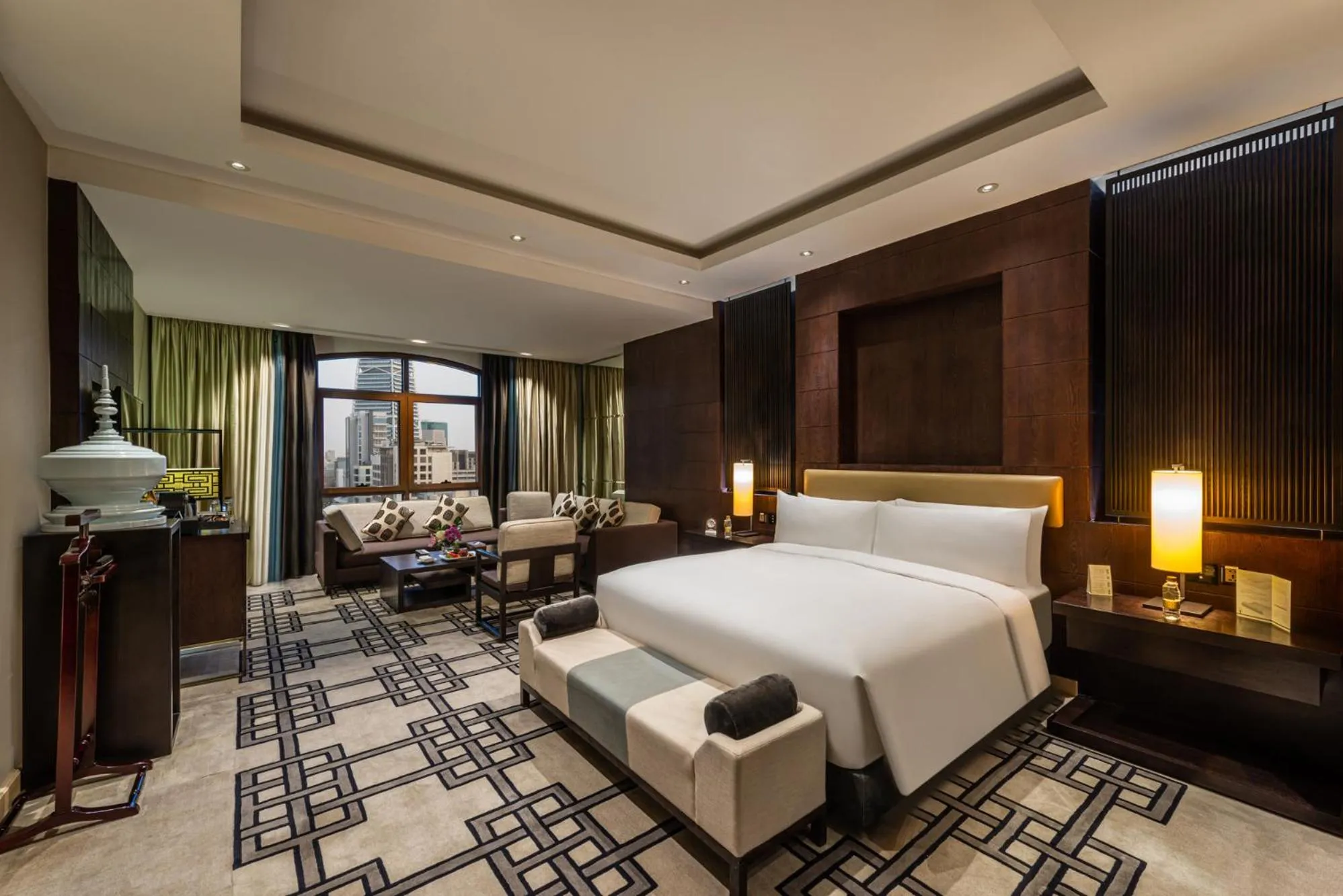 Bed in Narcissus Riyadh Hotel & Spa