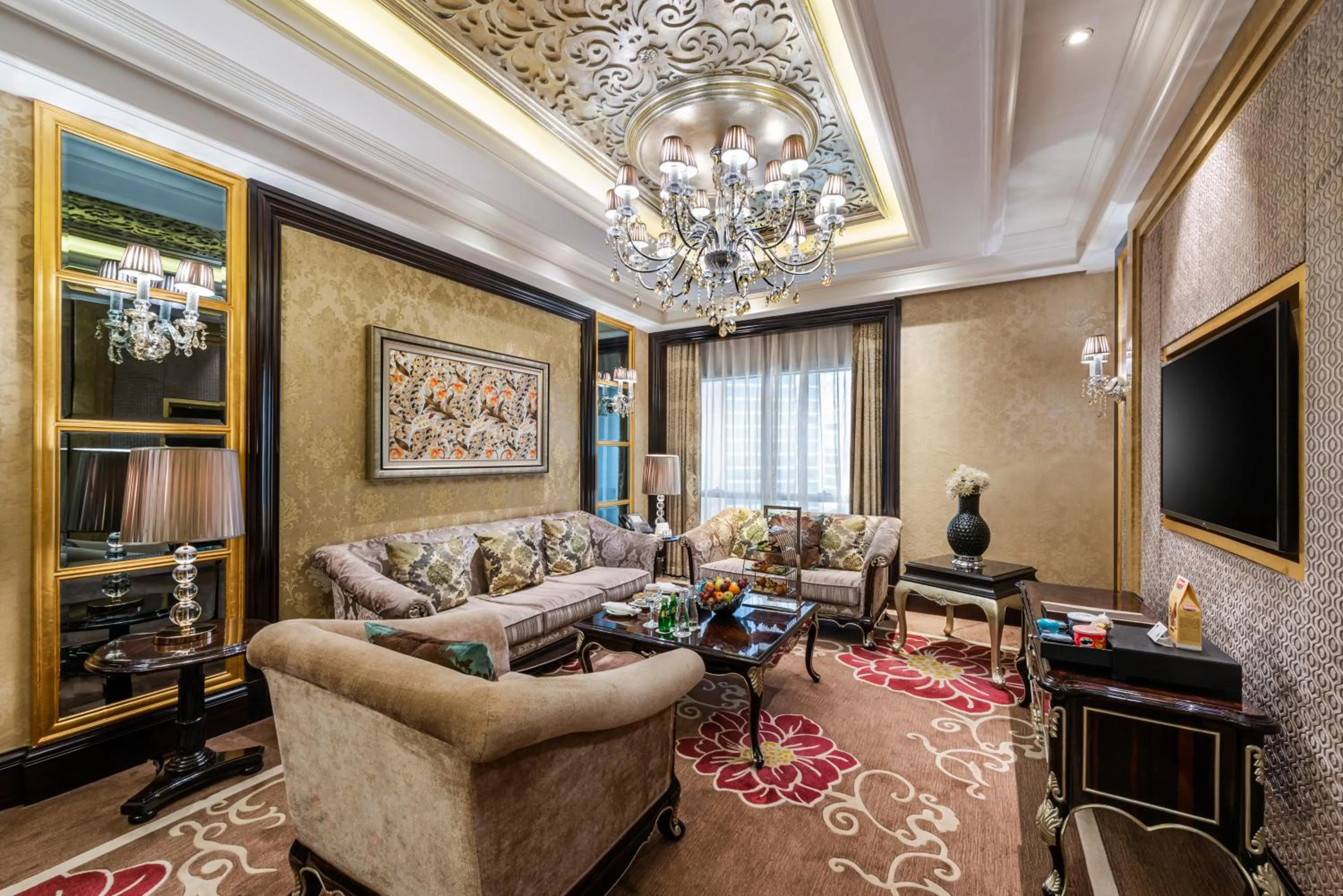 Living room in Narcissus Riyadh Hotel & Spa