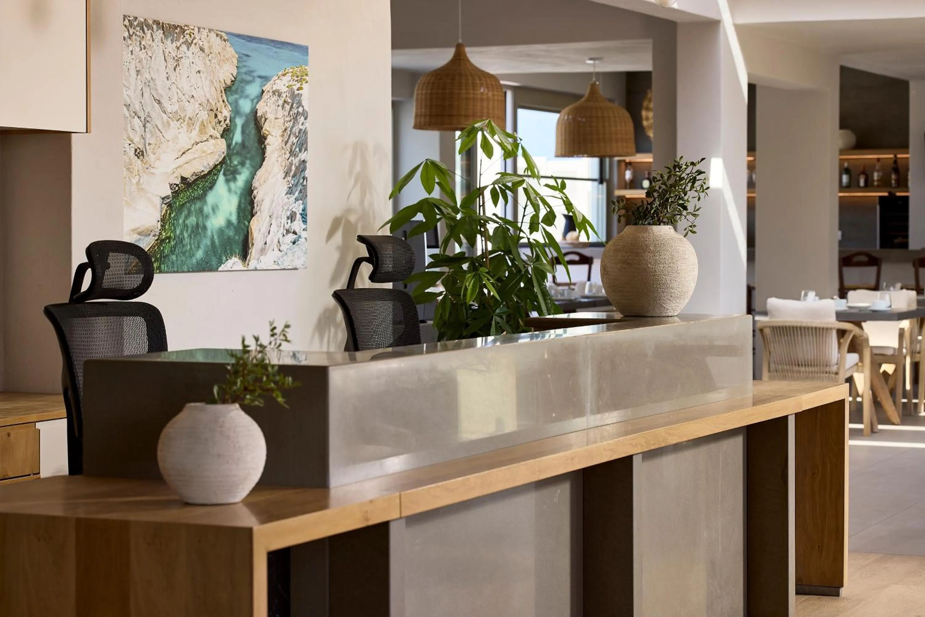 Living room in Hotel Milos Sea Resort