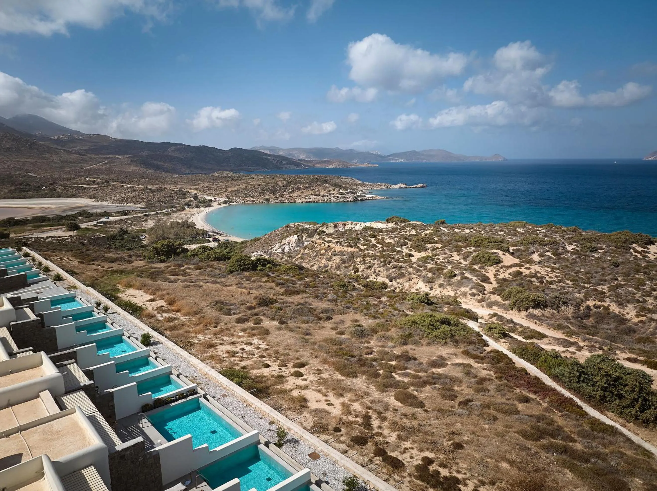 Bird's eye view in Hotel Milos Sea Resort