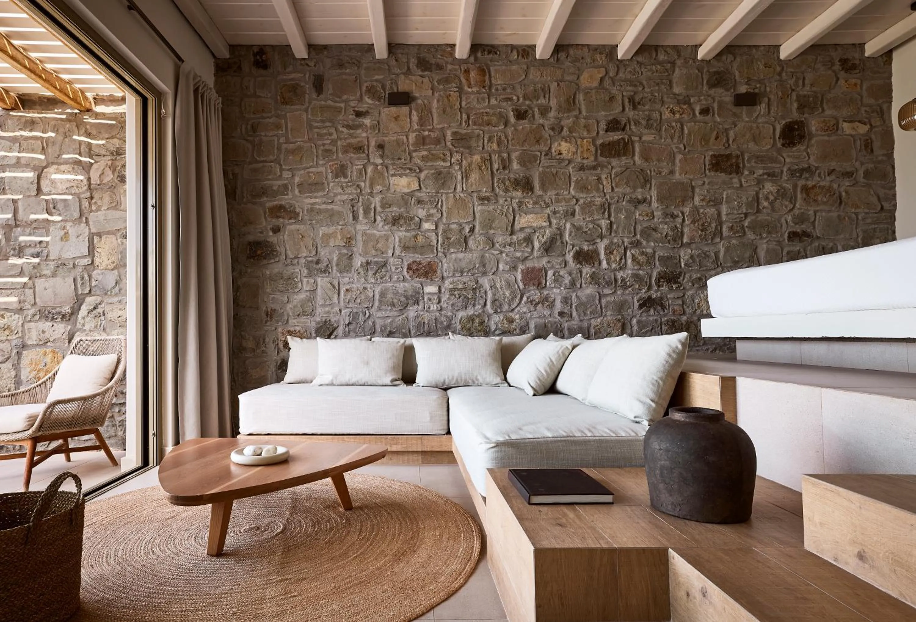 Living room in Hotel Milos Sea Resort