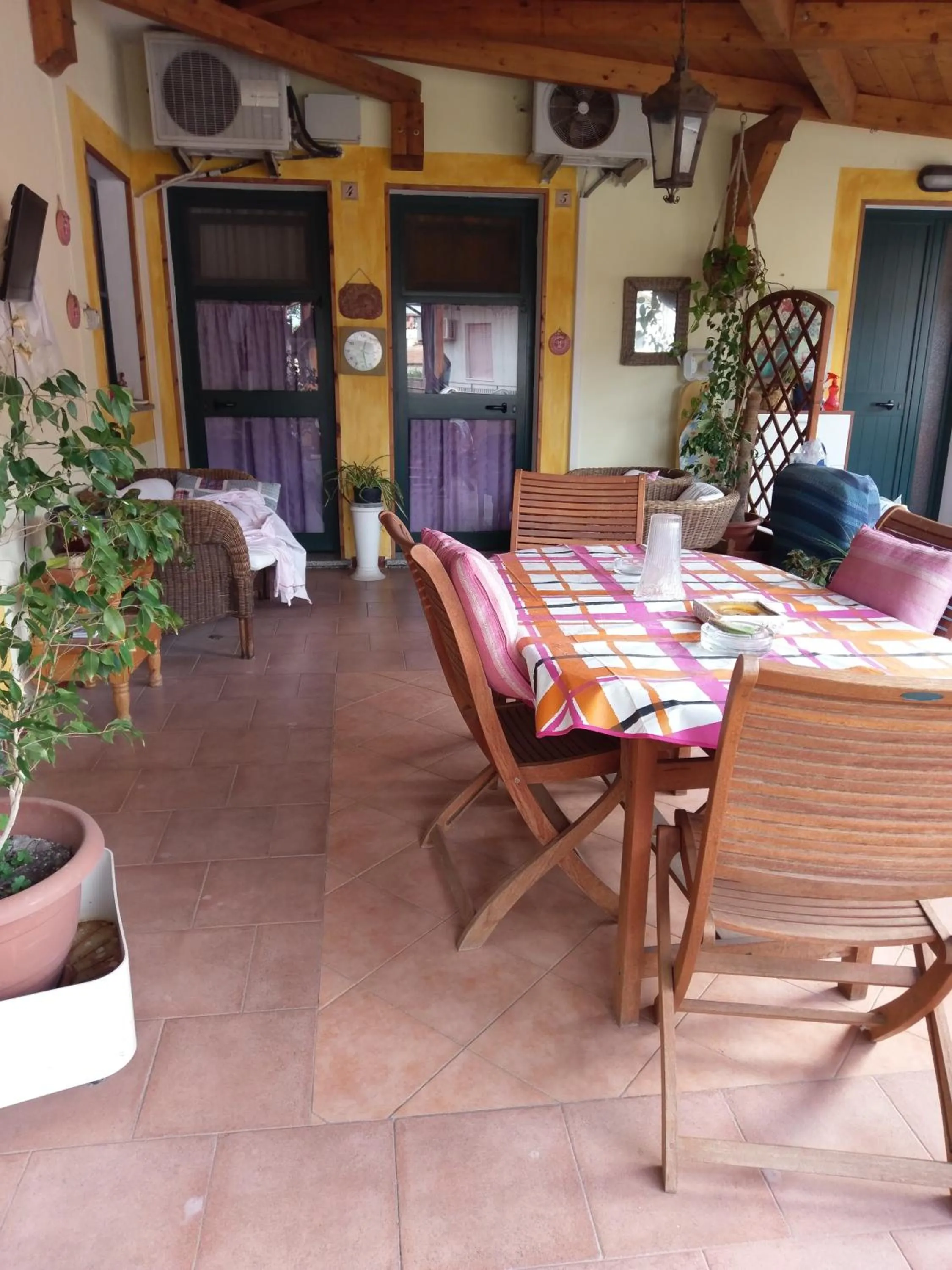 Balcony/Terrace in B&B da Donatella