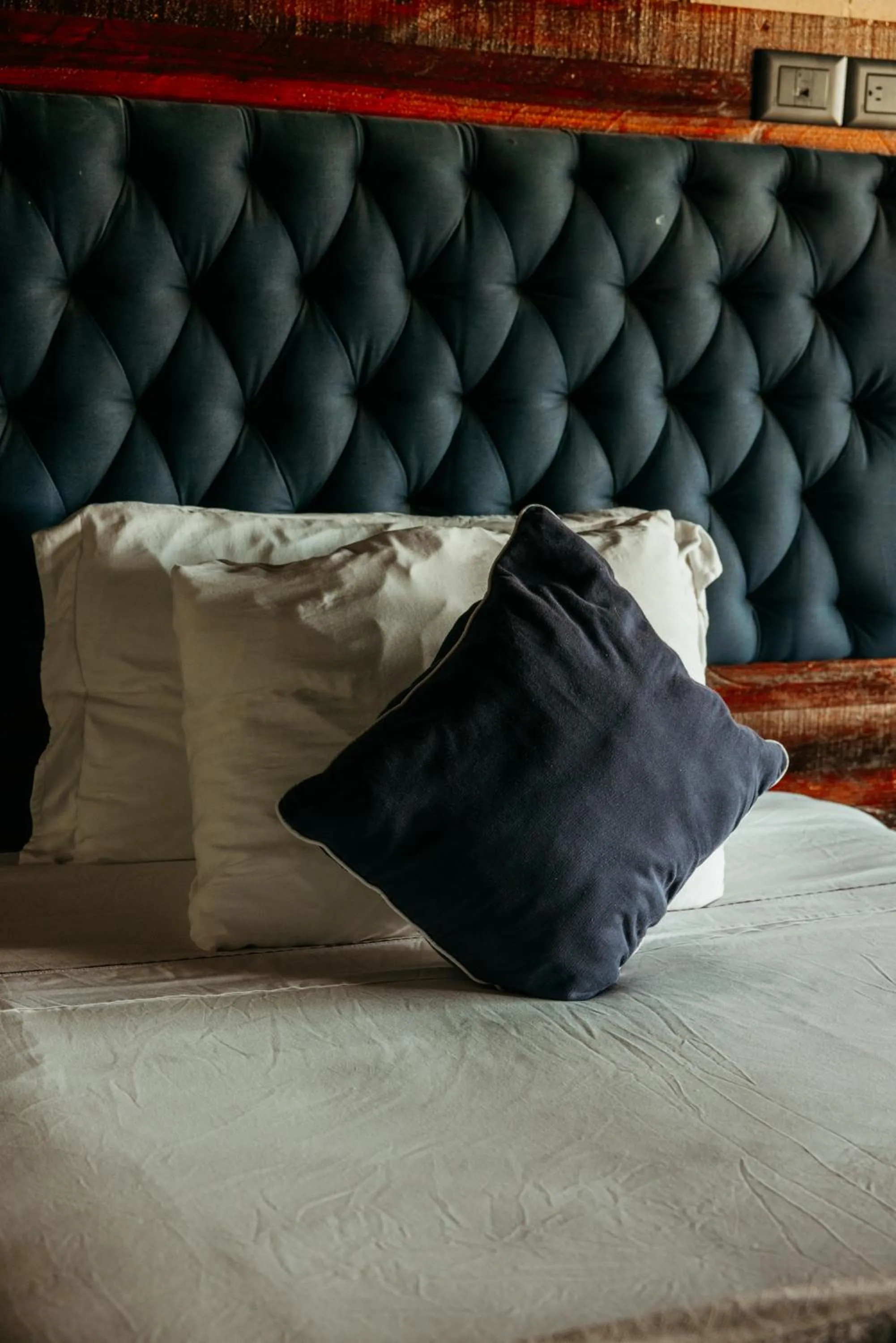 Bed in Hotel Los Amantes Valle de Guadalupe